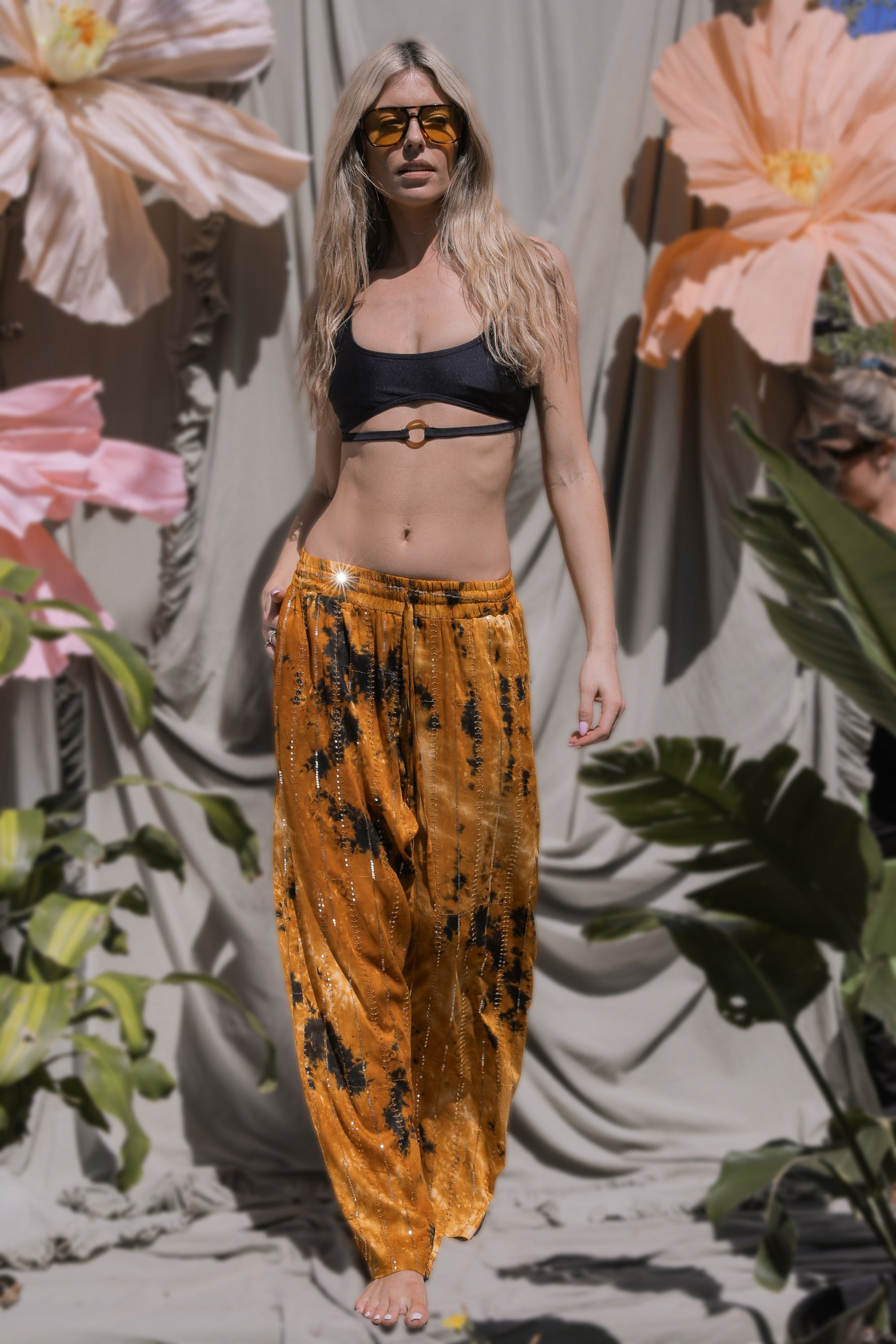 'Benirras' LOUNGE SET Trousers - Orange