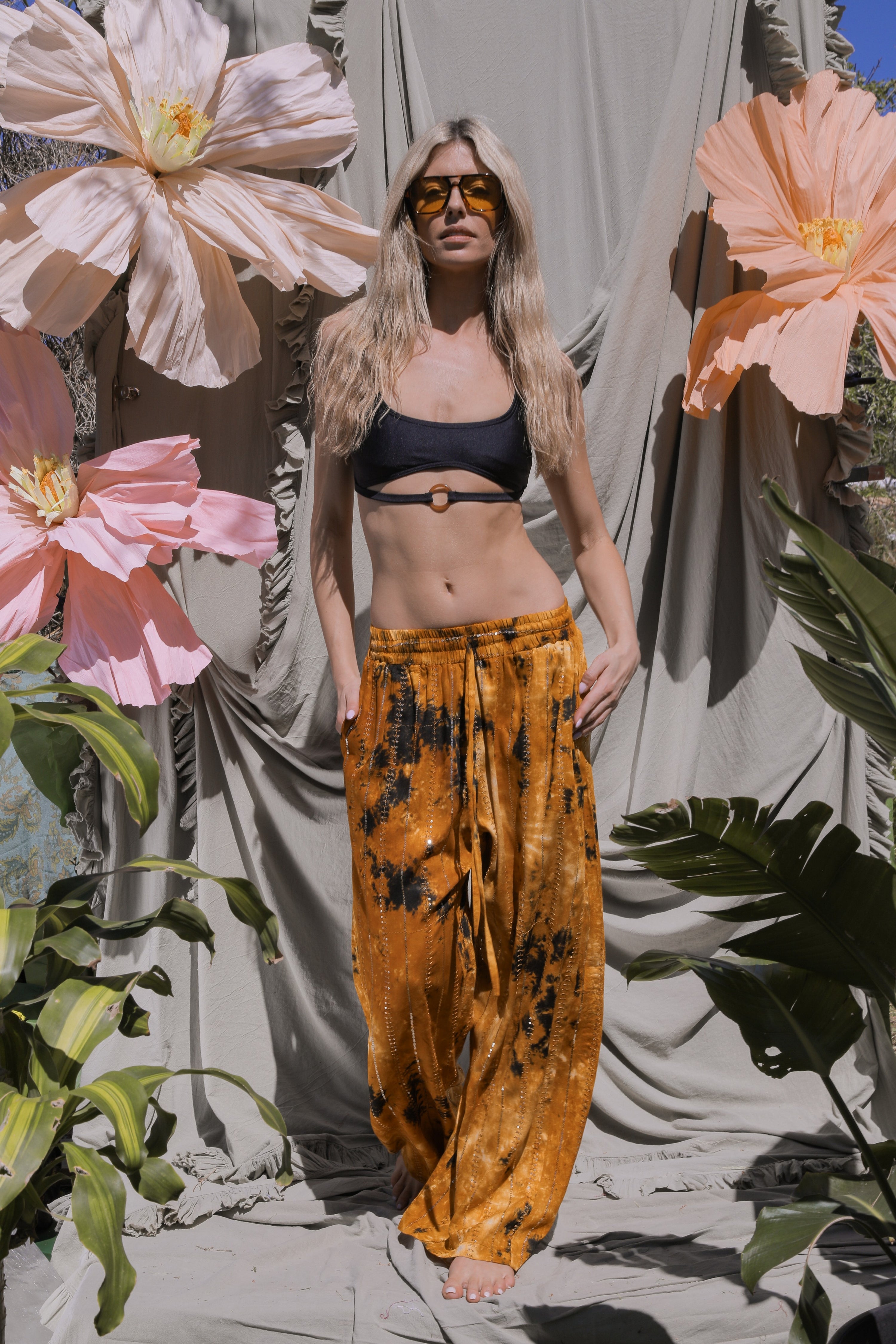 'Benirras' LOUNGE SET Trousers - Orange