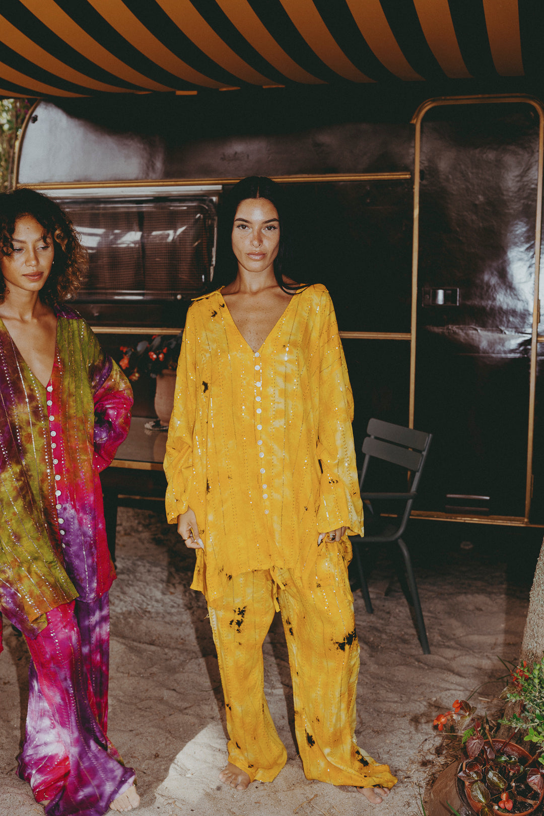 'Soleil ' LOUNGE SET Shirt - Yellow