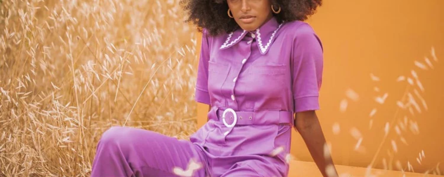 CANDI Jumpsuit - 70s Style Plunge Halterneck – OOTO CLOTHING