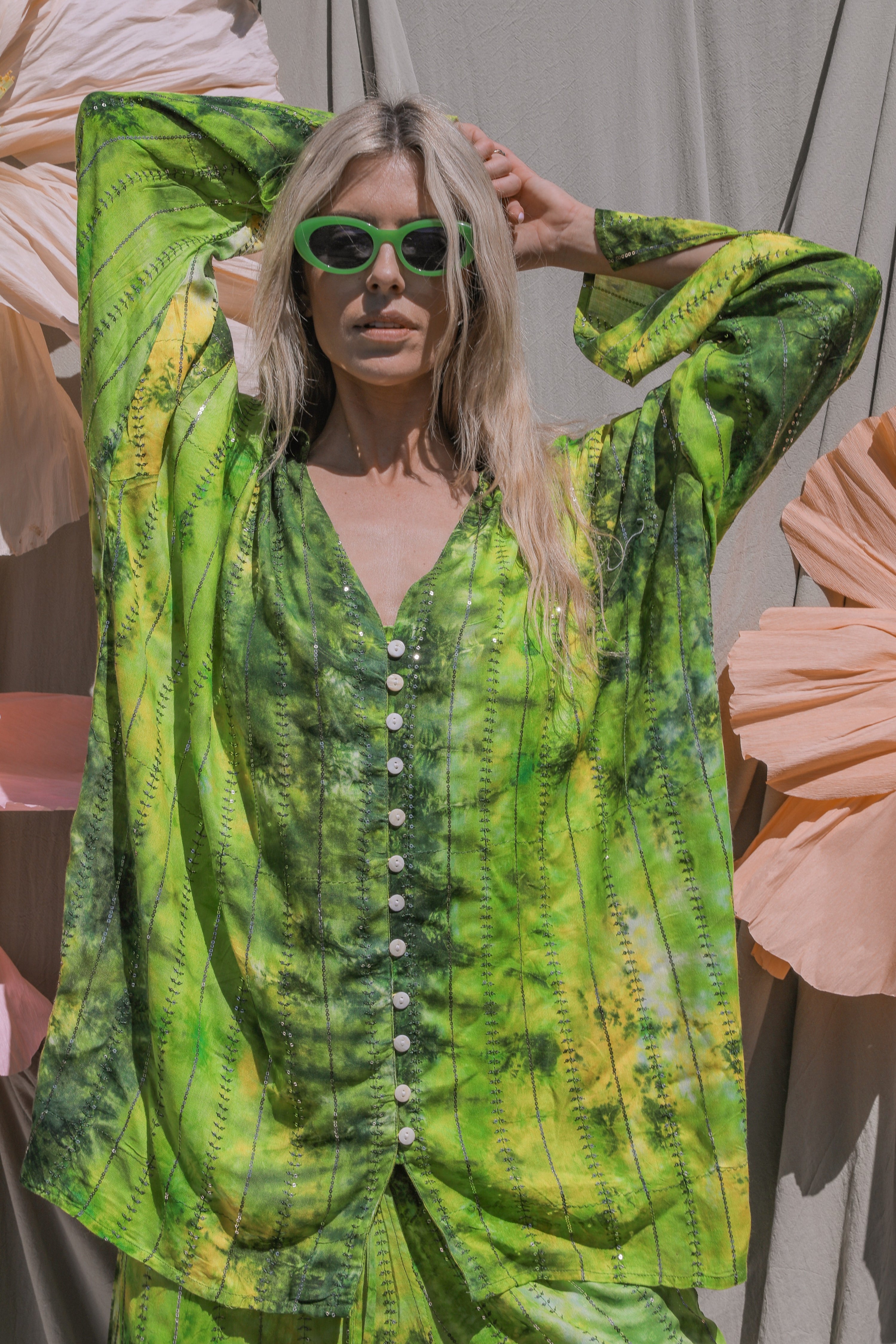 'Eivissa' LOUNGE SET Trousers - Fluro