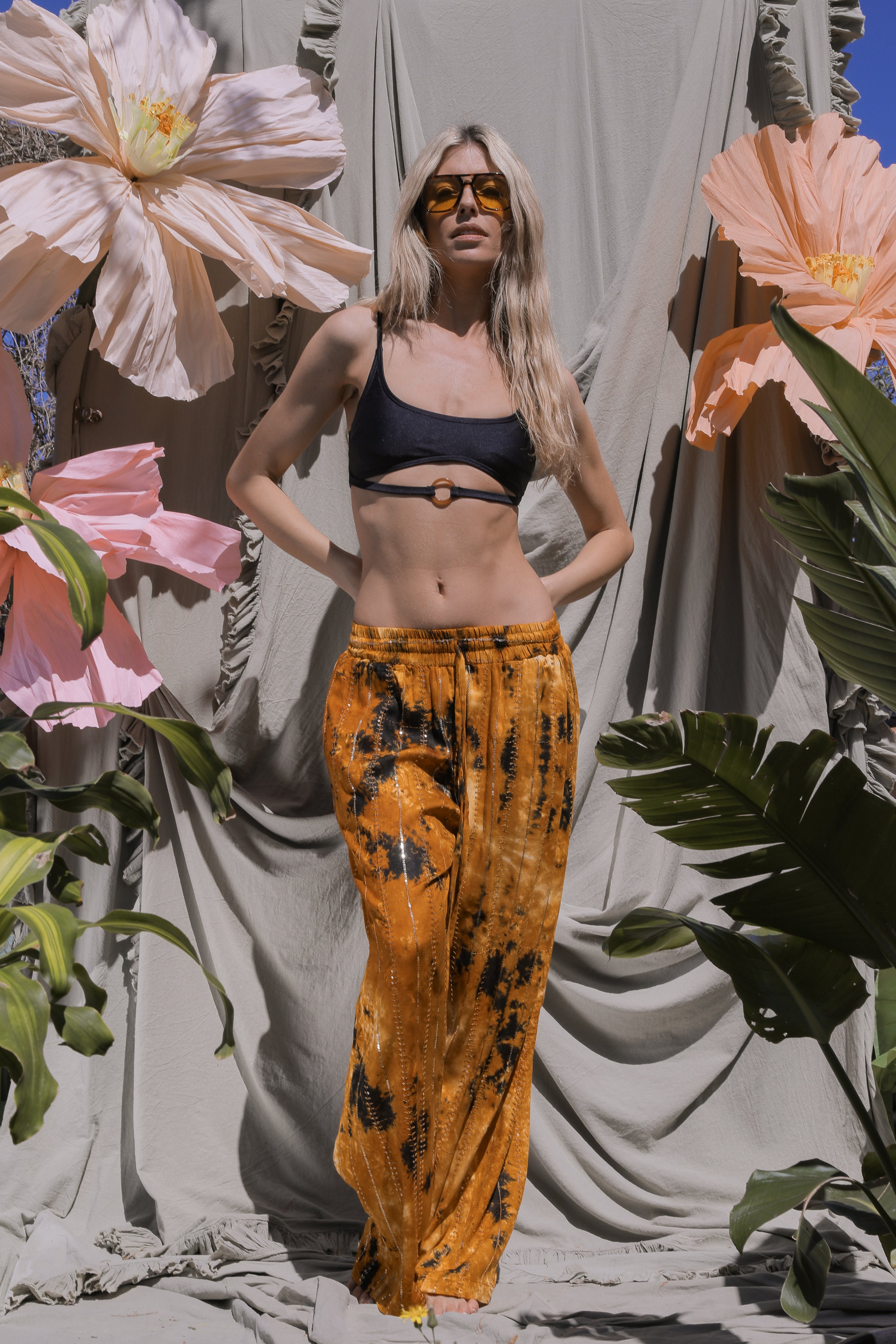 'Benirras' LOUNGE SET Trousers - Orange