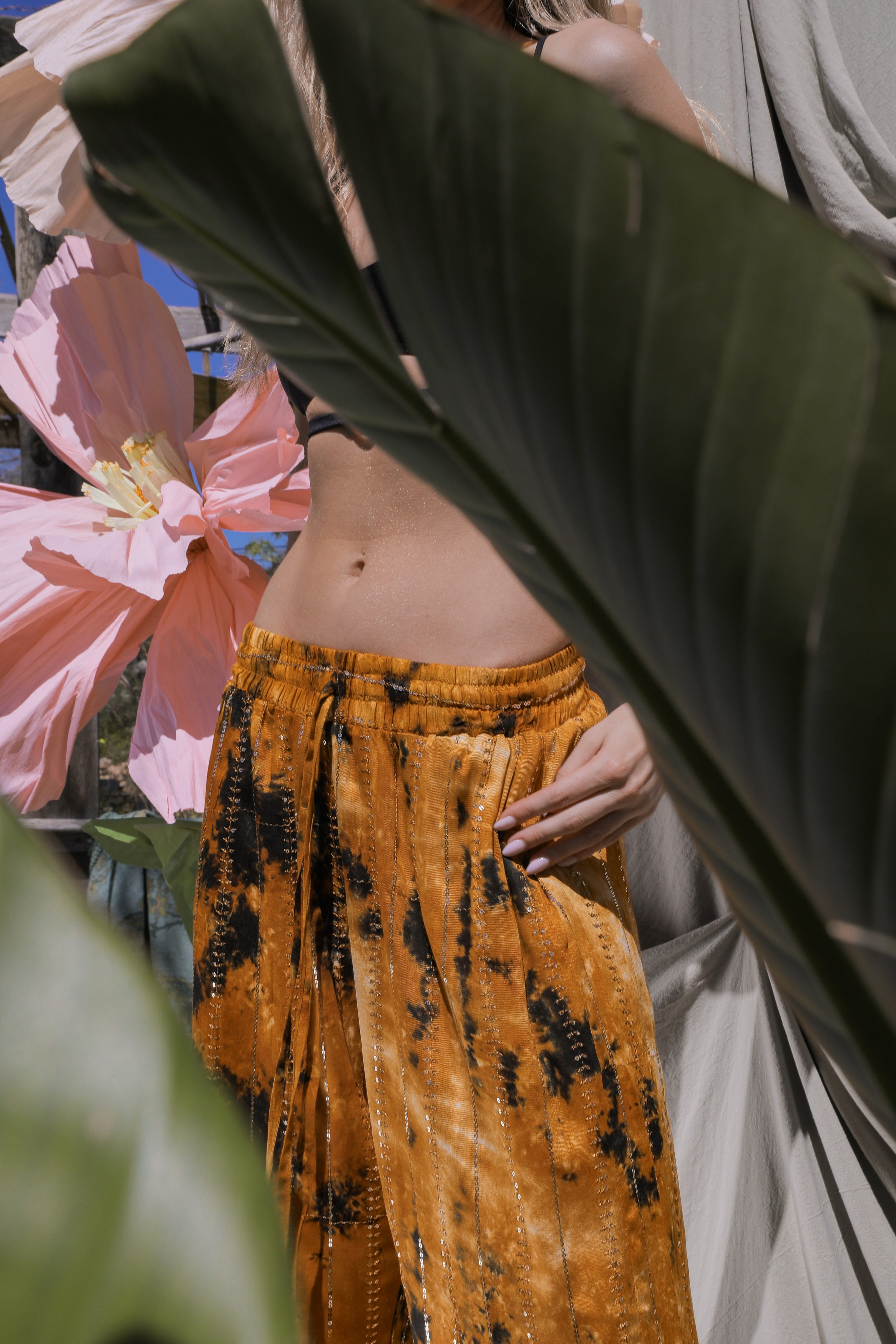 'Benirras' LOUNGE SET Trousers - Orange