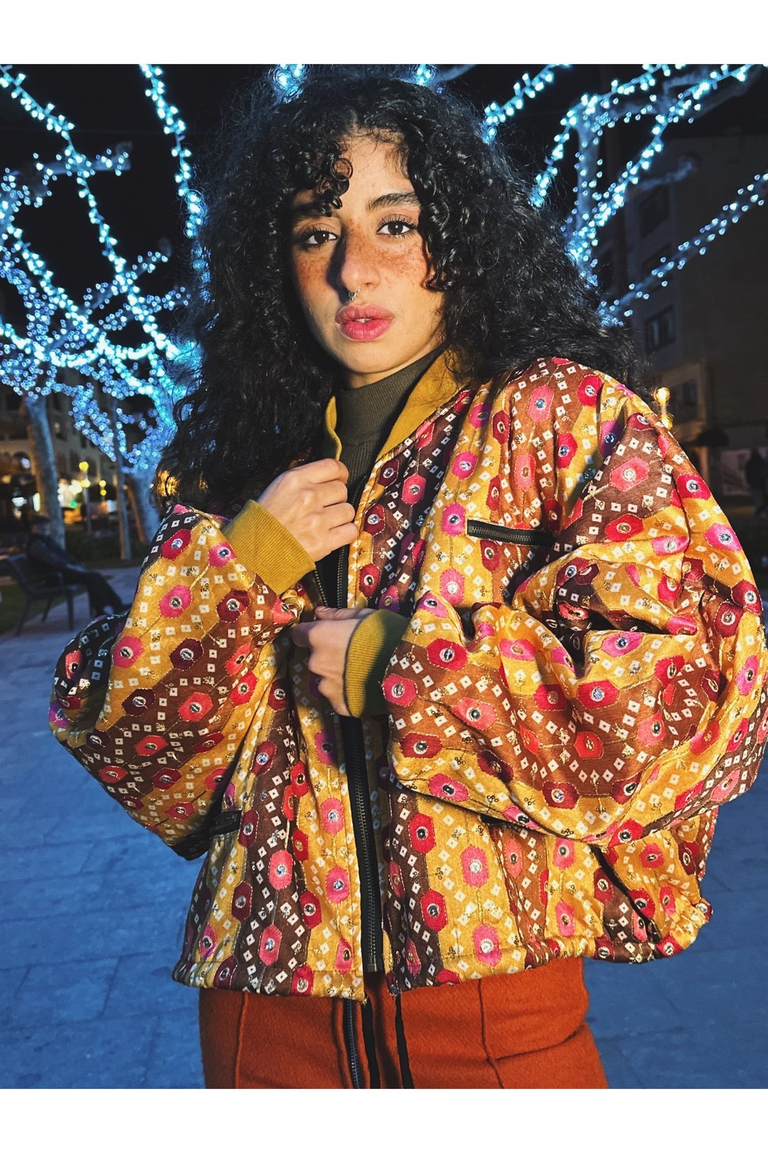 JANA Bomber - Gold Mirror