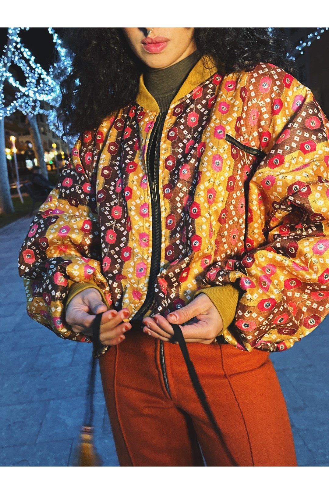 JANA Bomber - Gold Mirror
