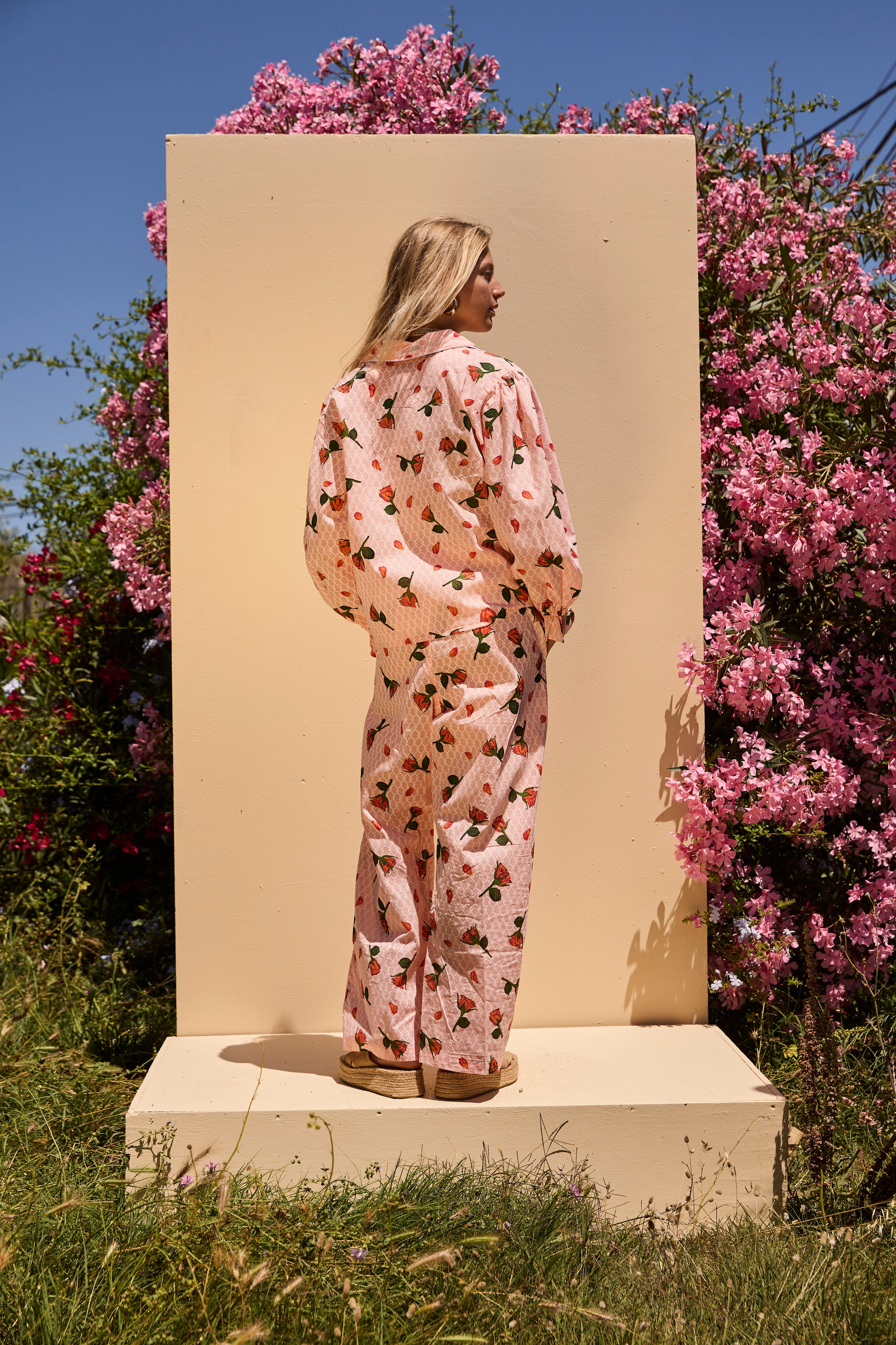 Long Sleeve set - Peach rose