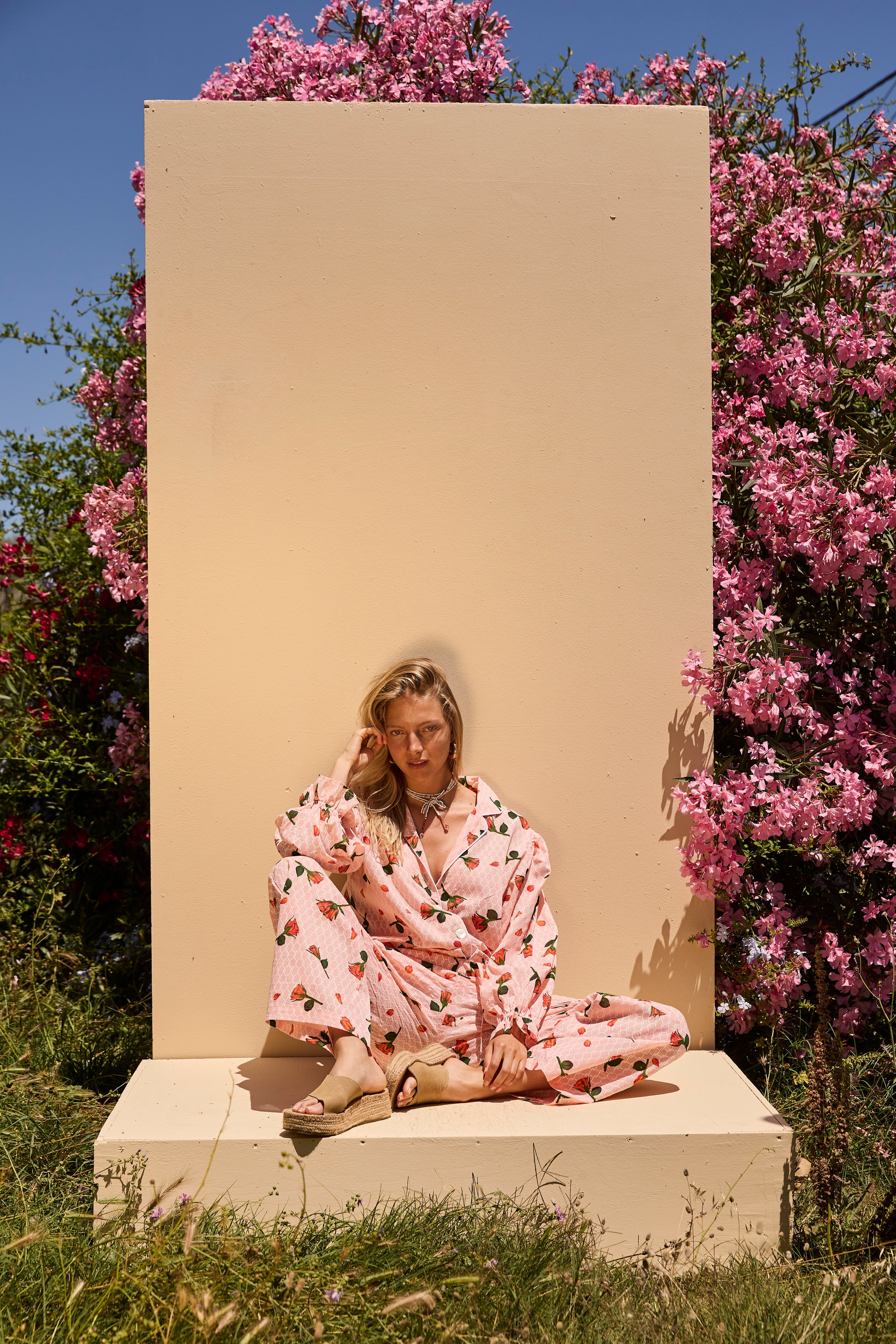 Long Sleeve set - Peach rose