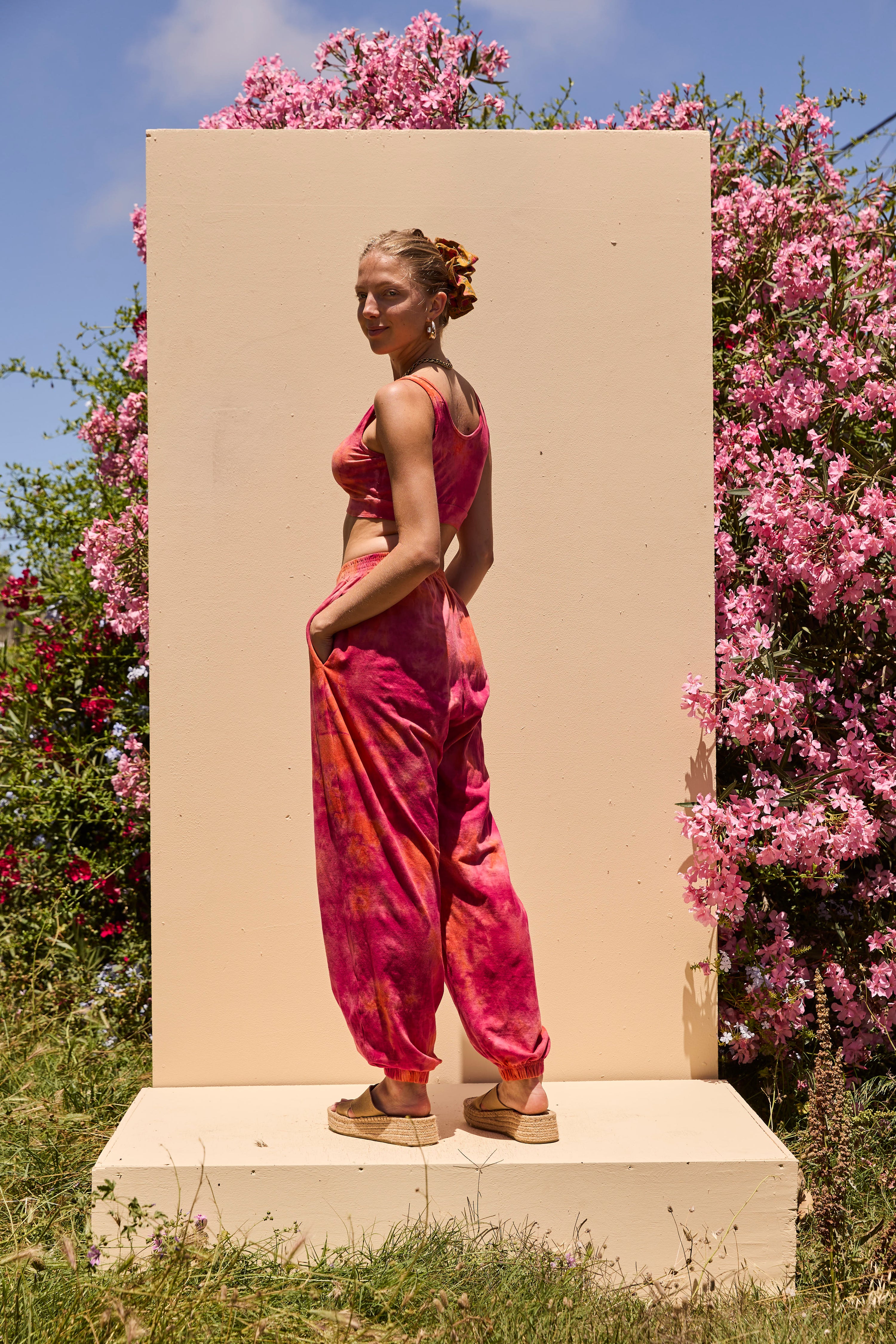JAM Tiedye Joggers - Pink