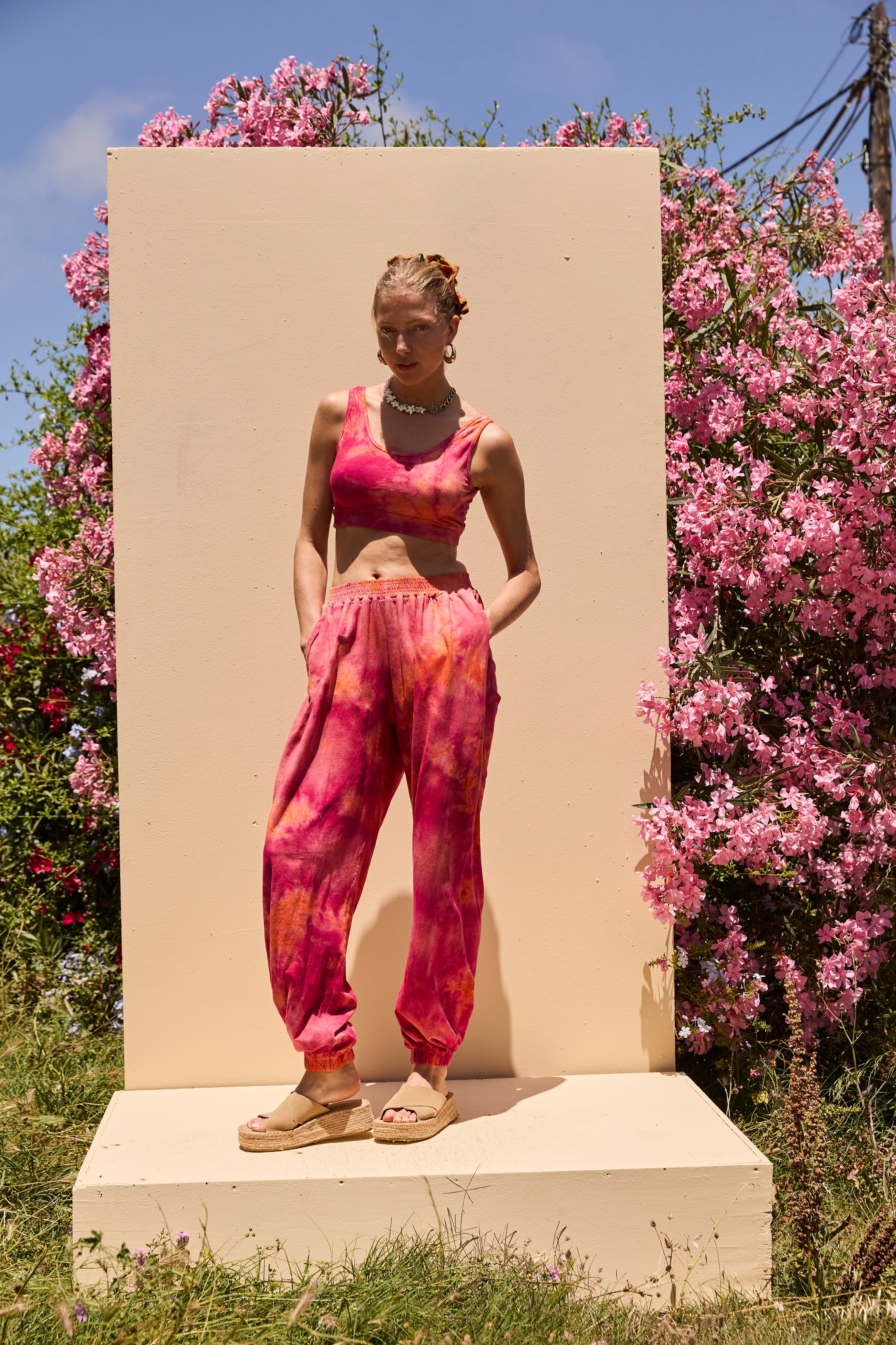 JAM Tiedye Joggers - Pink