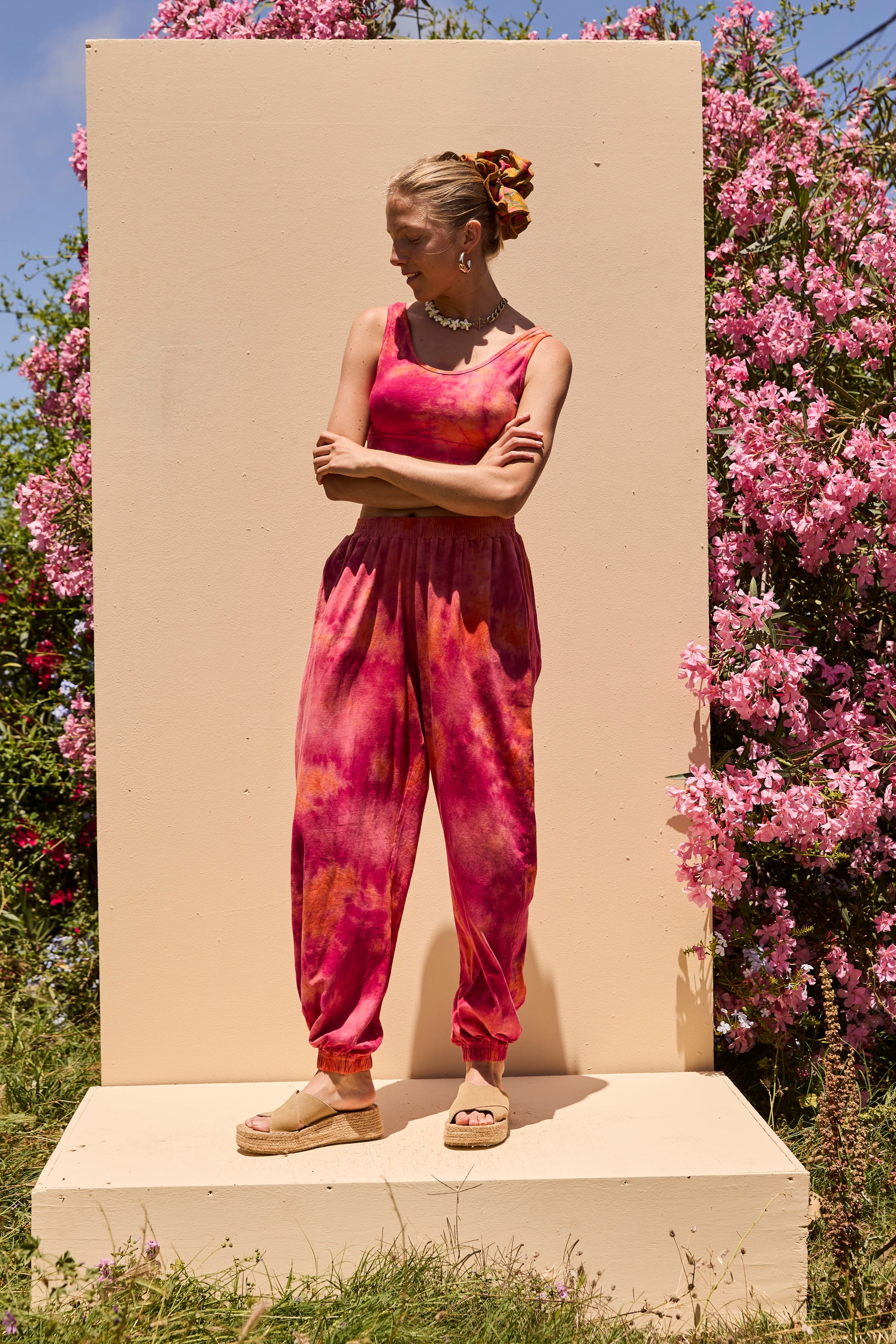 JAM Tiedye Joggers - Pink