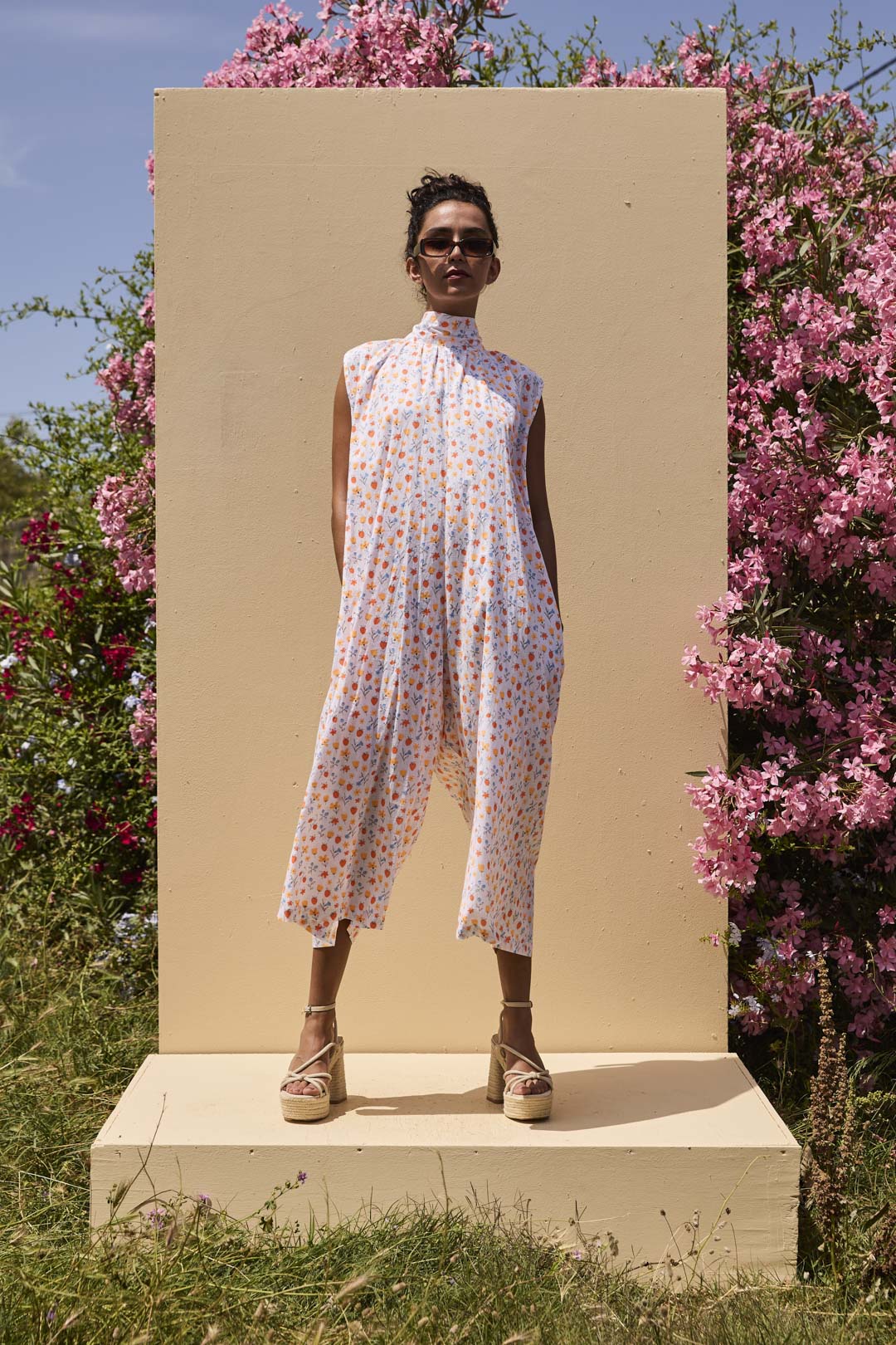 Clara in Strawberry Garden Print