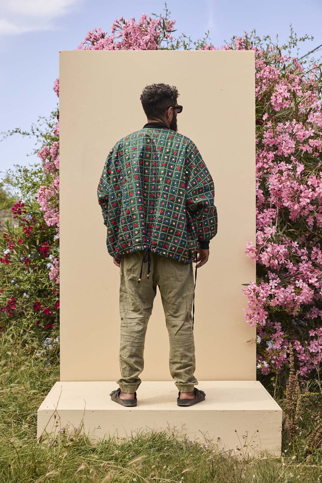 Noah Bomber Jacket Green Mirror