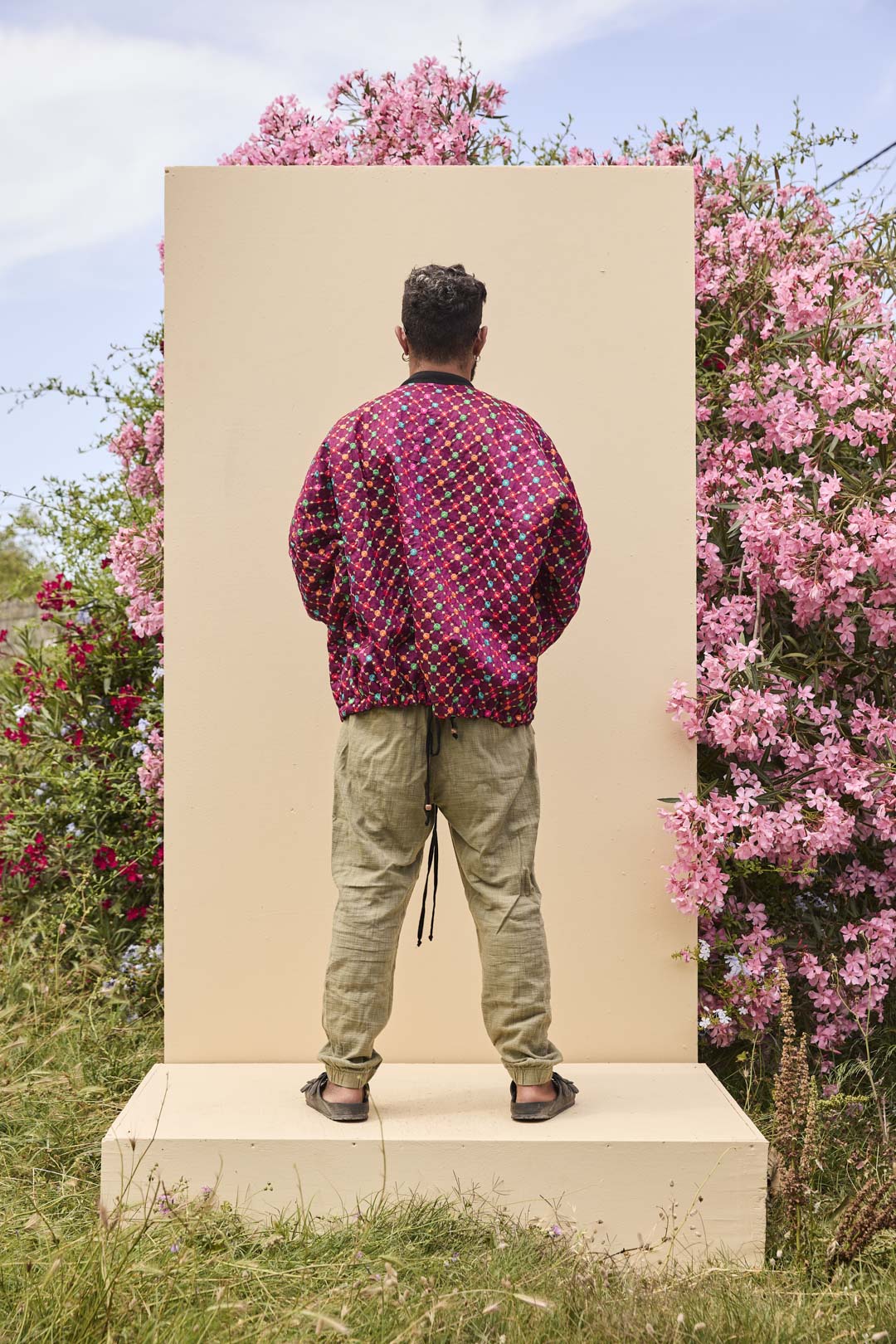 Noah Bomber Jacket Burgundy