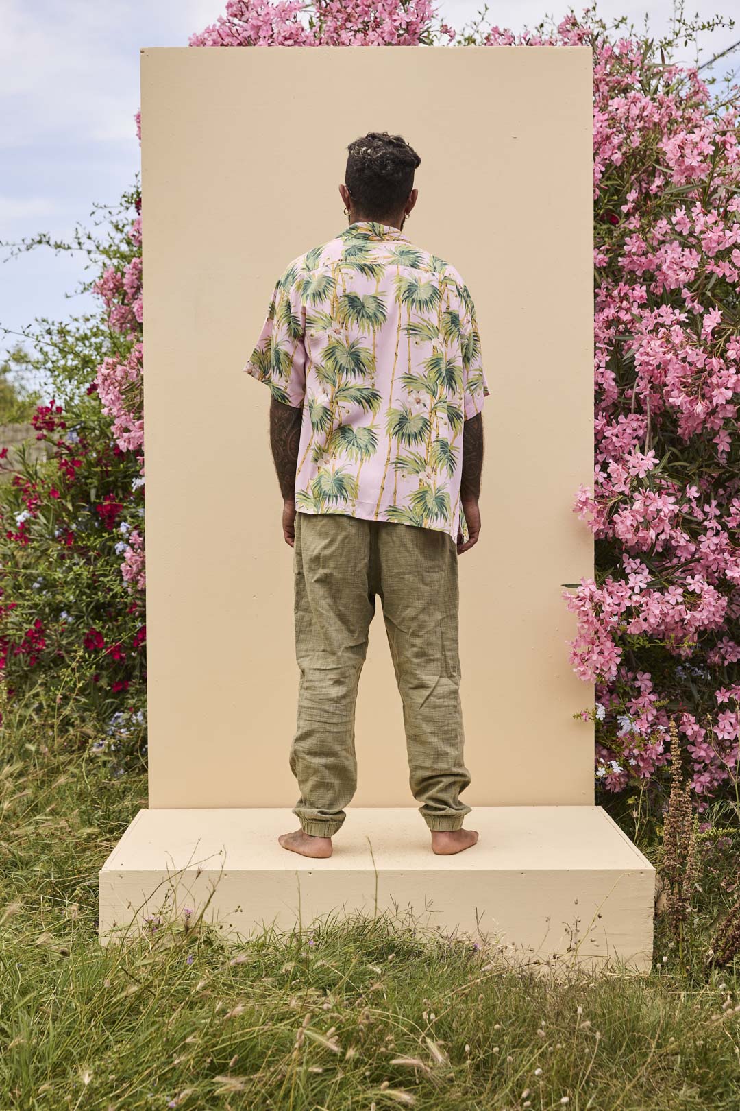 BOX Shirt - Palm print