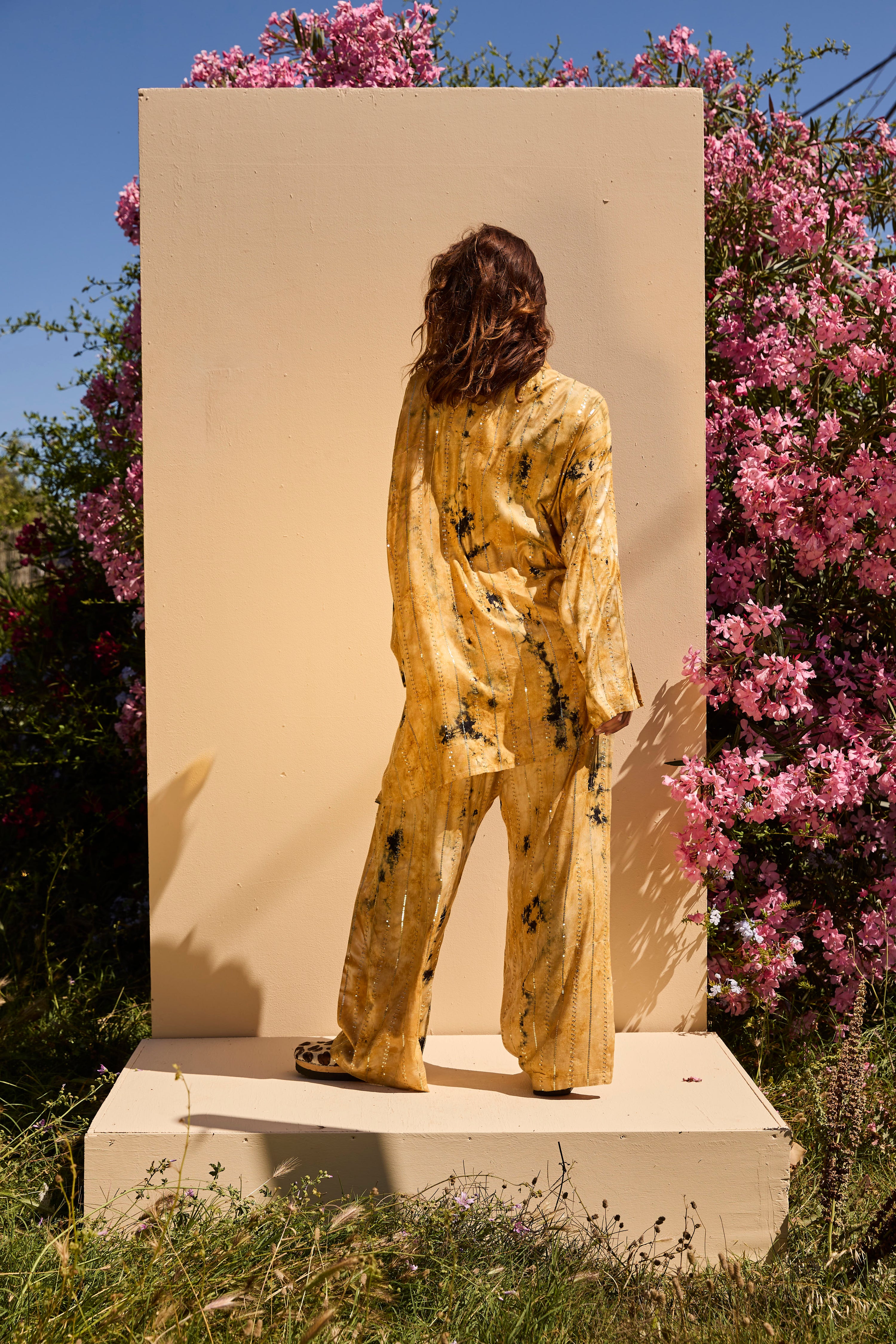 'Formentera' LOUNGE SET Shirt - Beige