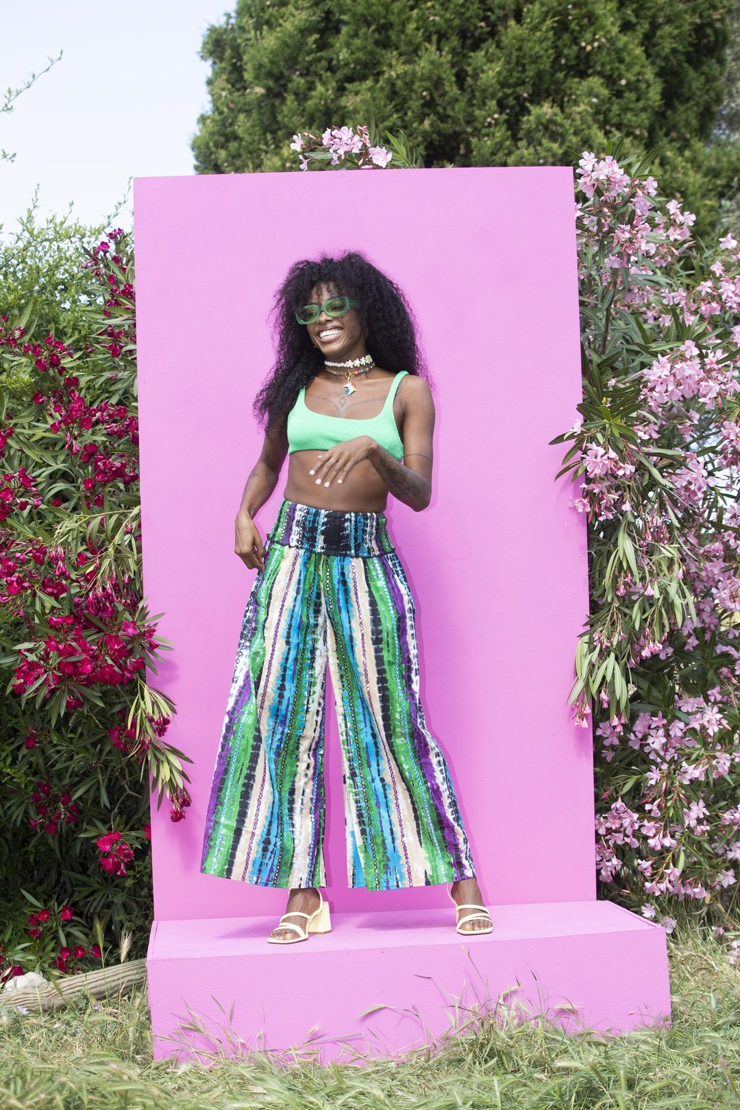 Wide Boi Pants - Multi Tiedye mirror