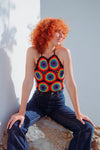 Woodstock crochet Halter - Black