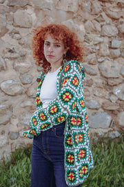 OZZIE granny square crochet hoodie