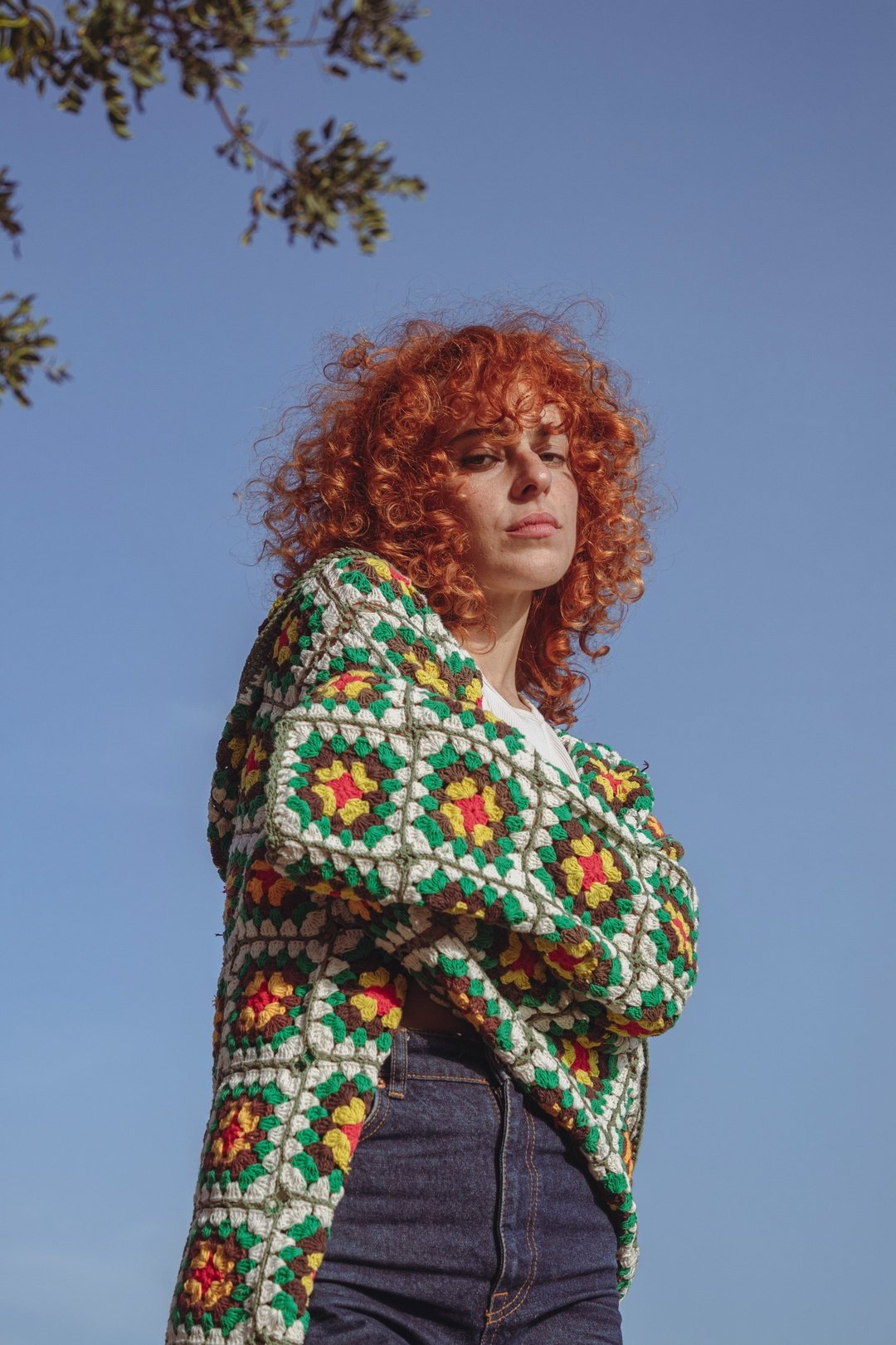 OZZIE granny square crochet hoodie