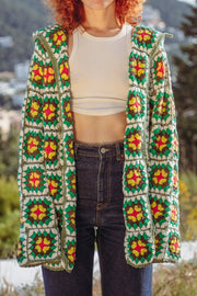 OZZIE granny square crochet hoodie