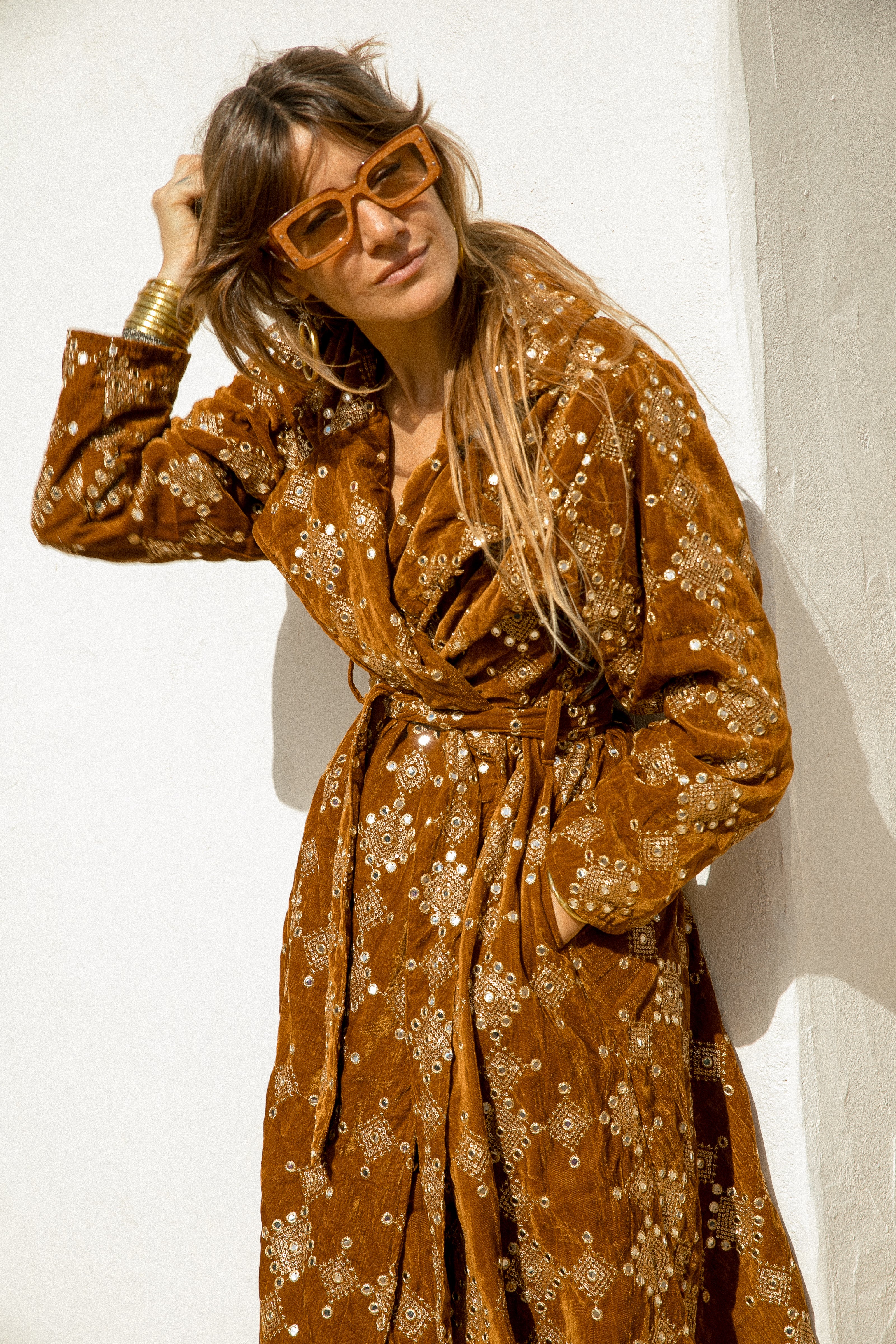 SOPHNET. YARMO BRISBANE MOSS DUSTER COAT - svetekst.ru