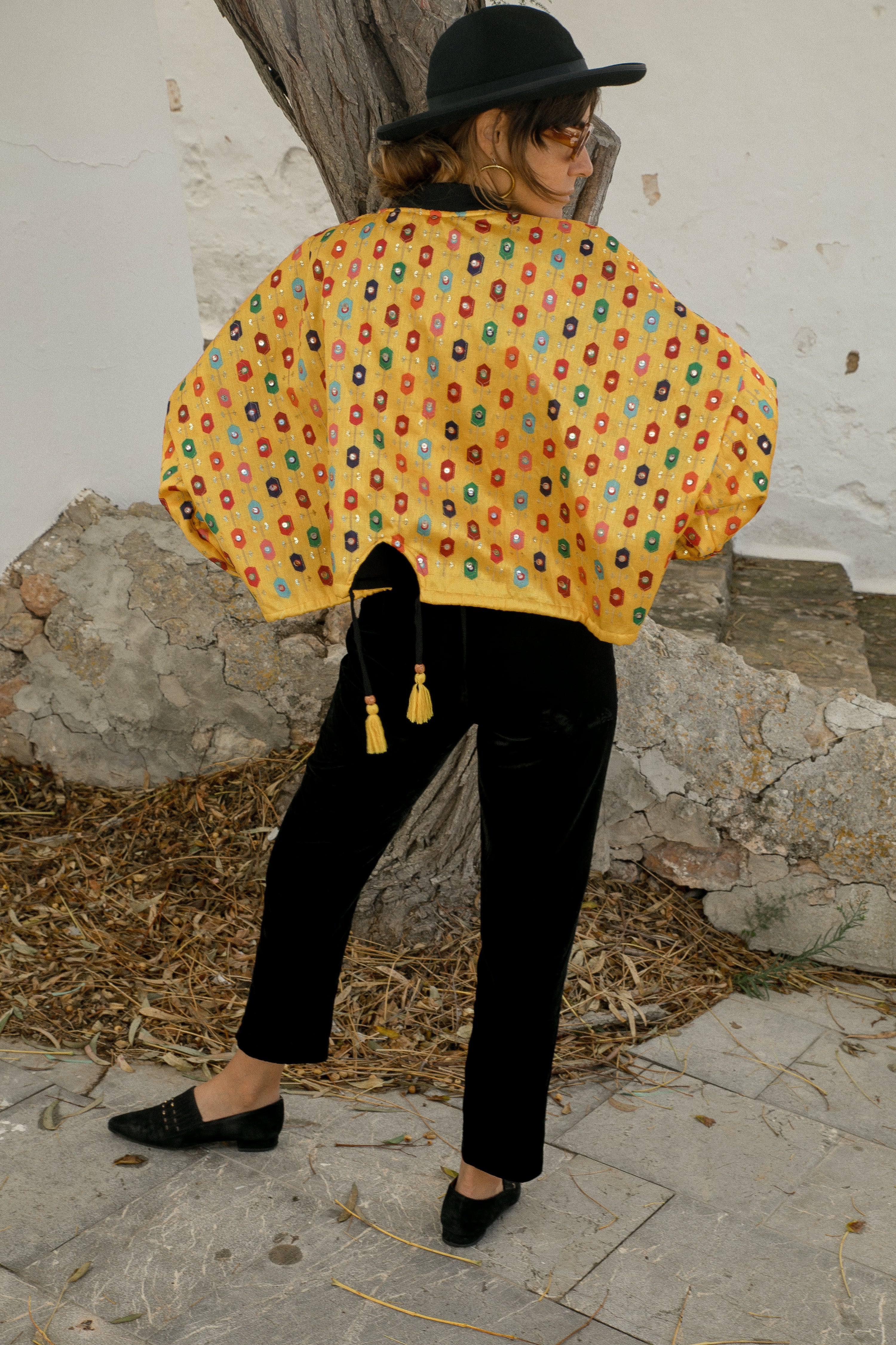 JANA Bomber - Yellow Rainbow Mirror