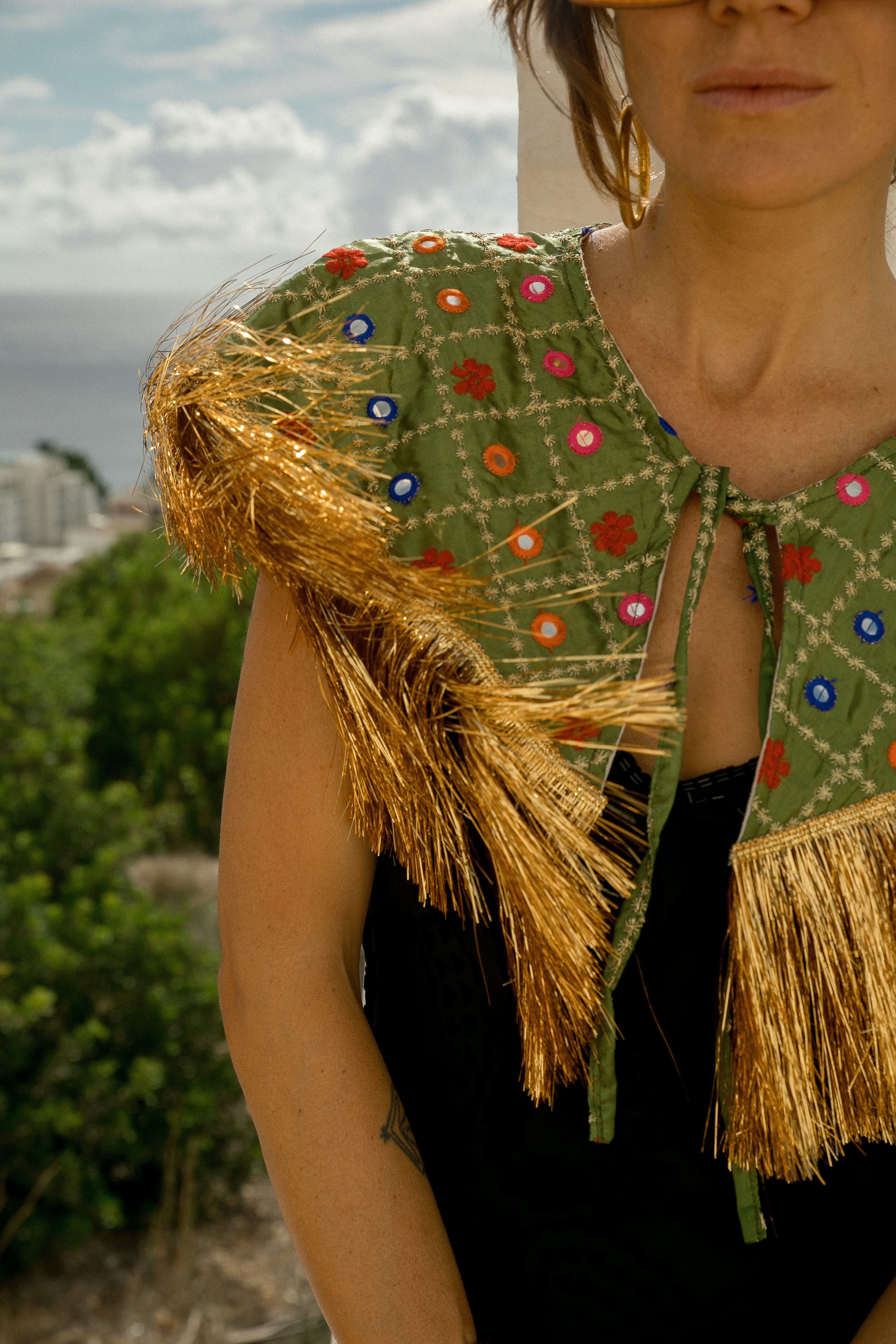 Danza collar - Olive
