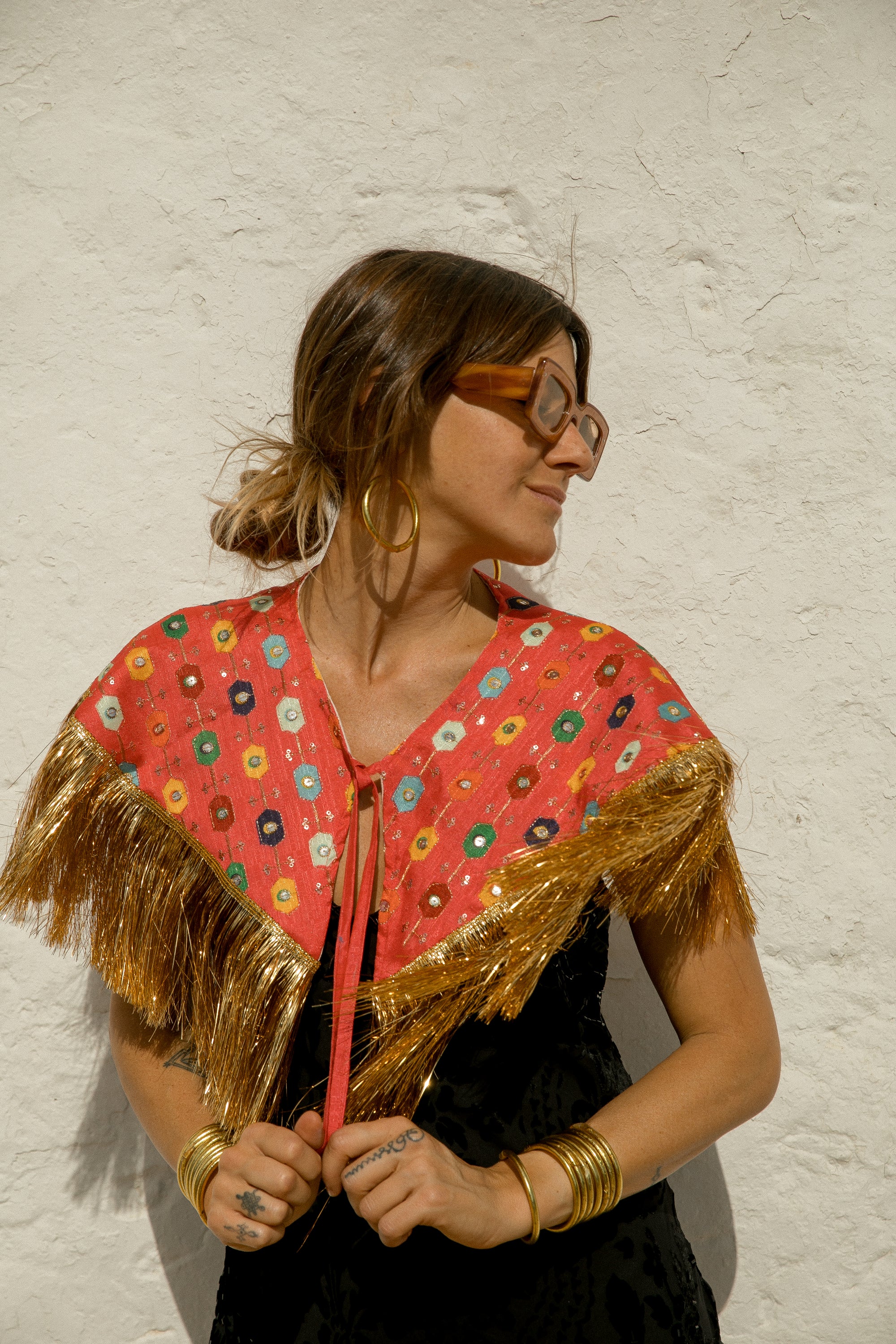 Danza collar - Pink rainbow