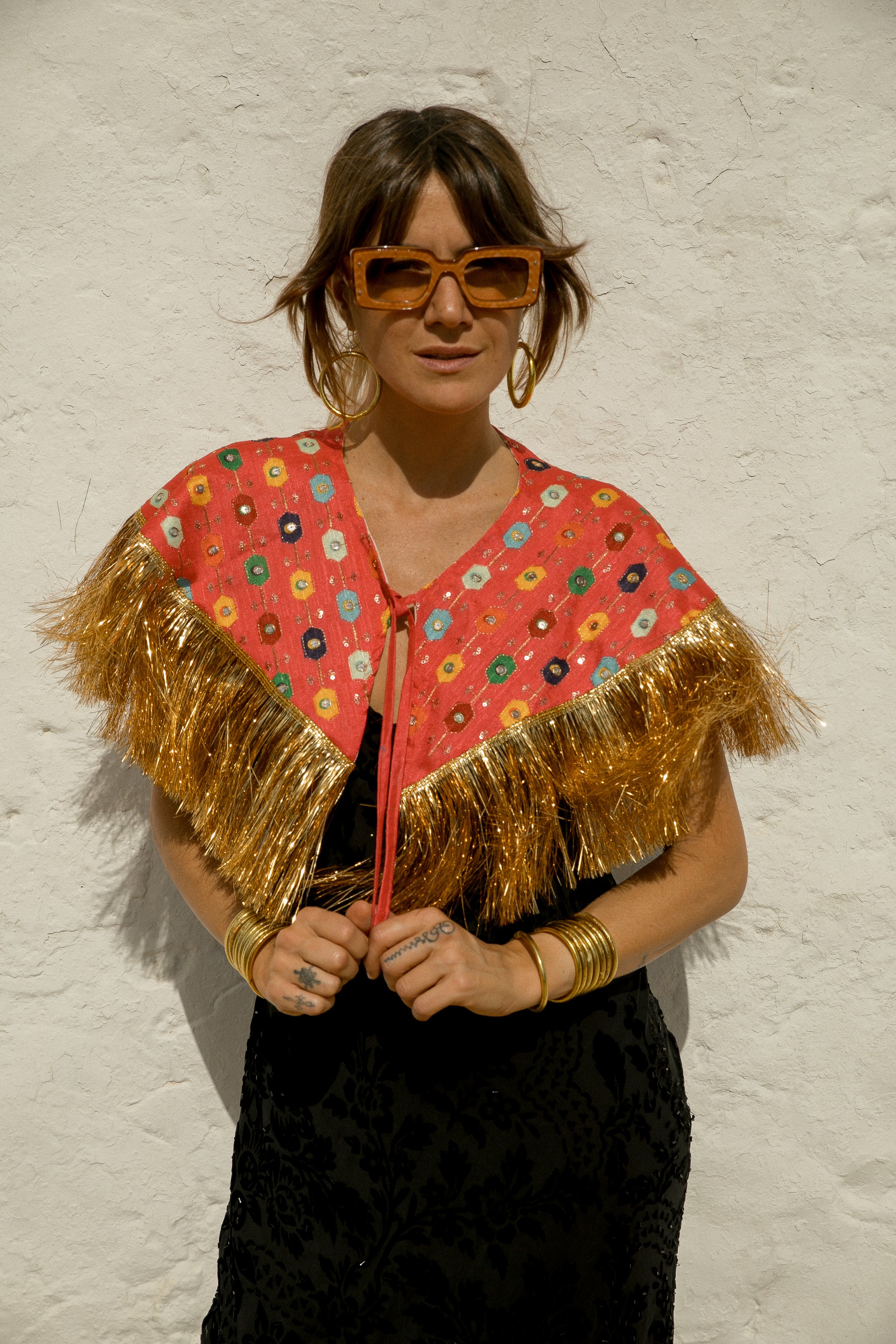 Danza collar - Pink rainbow
