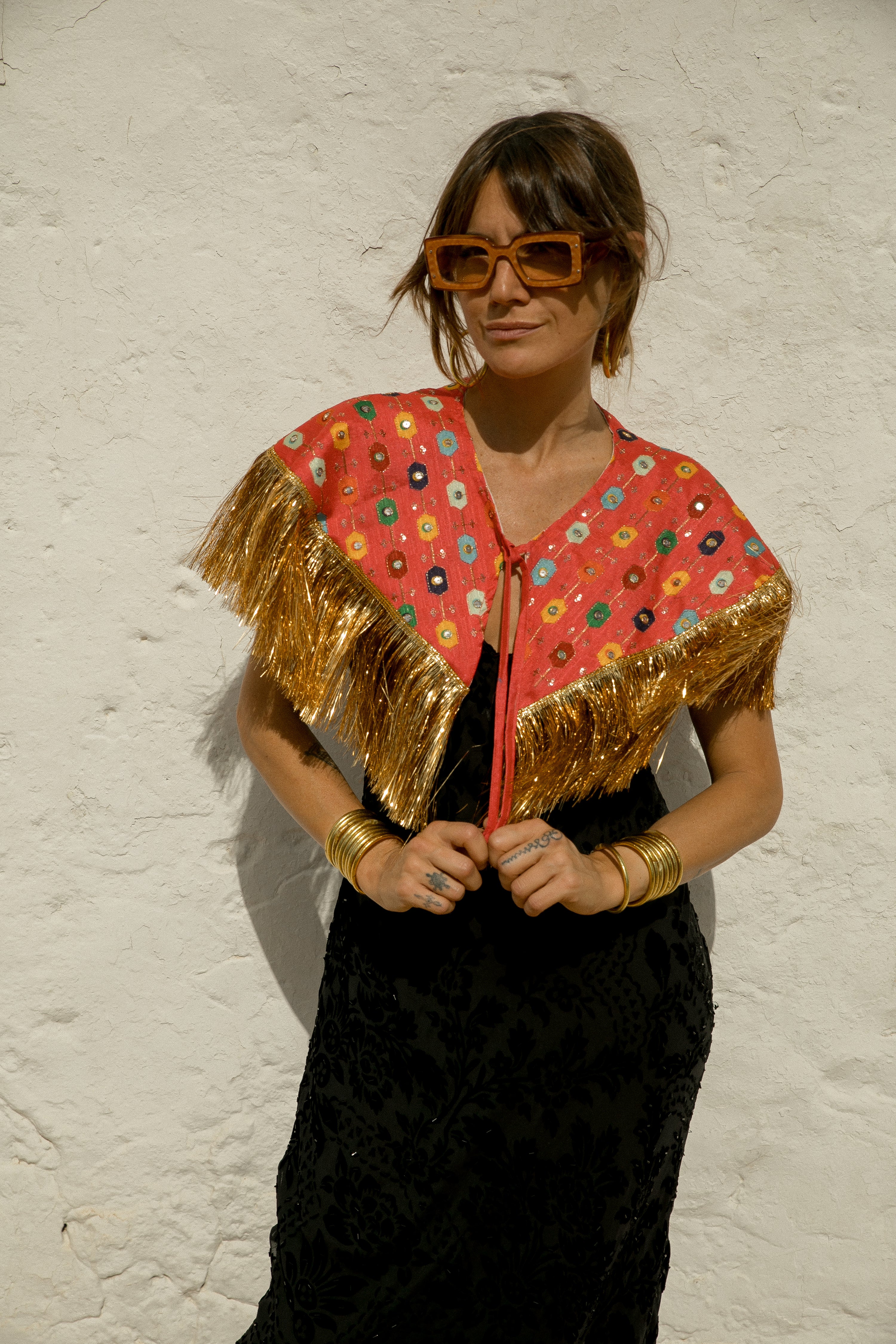 Danza collar - Pink rainbow