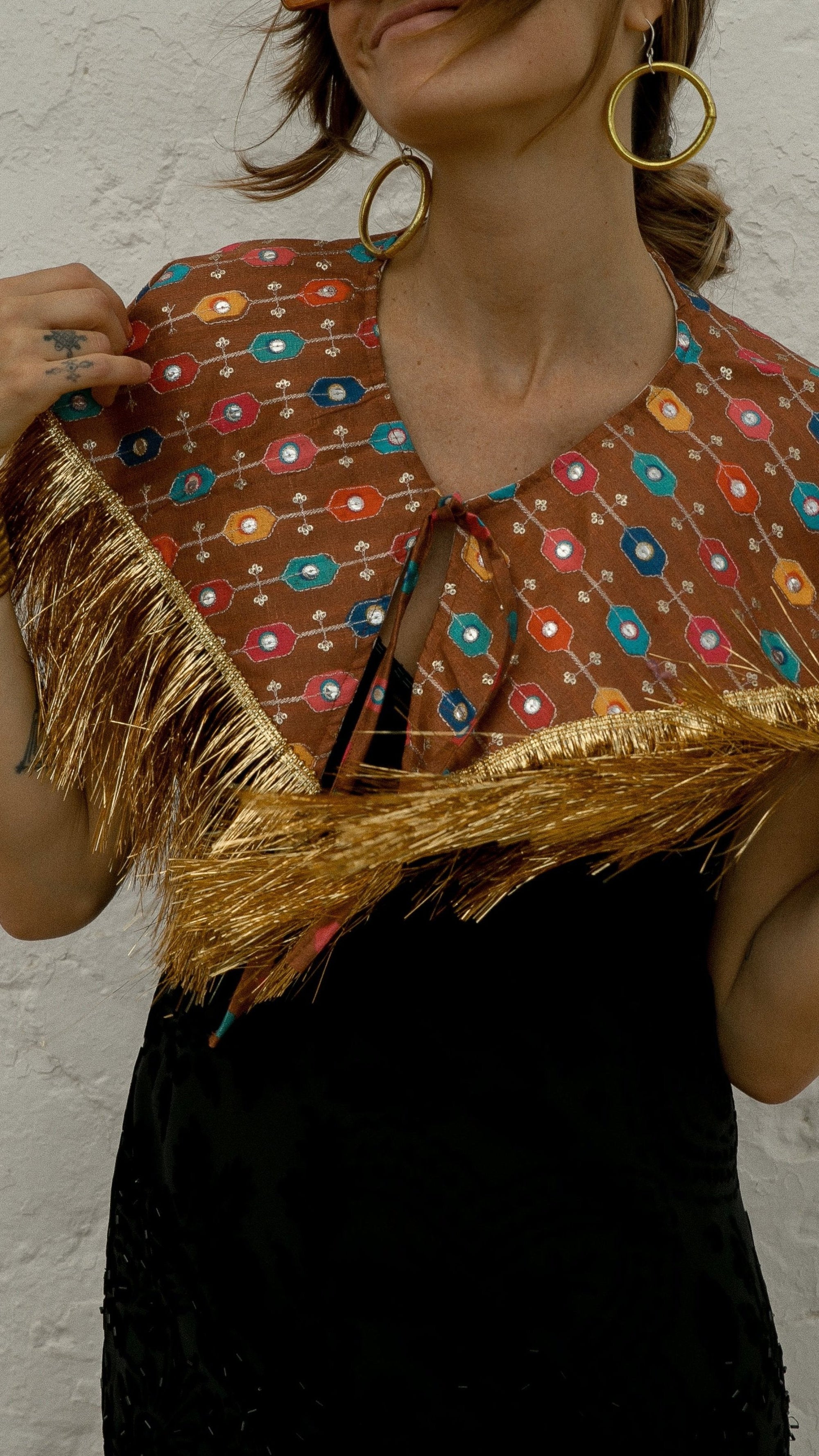 Danza collar - Brown rainbow