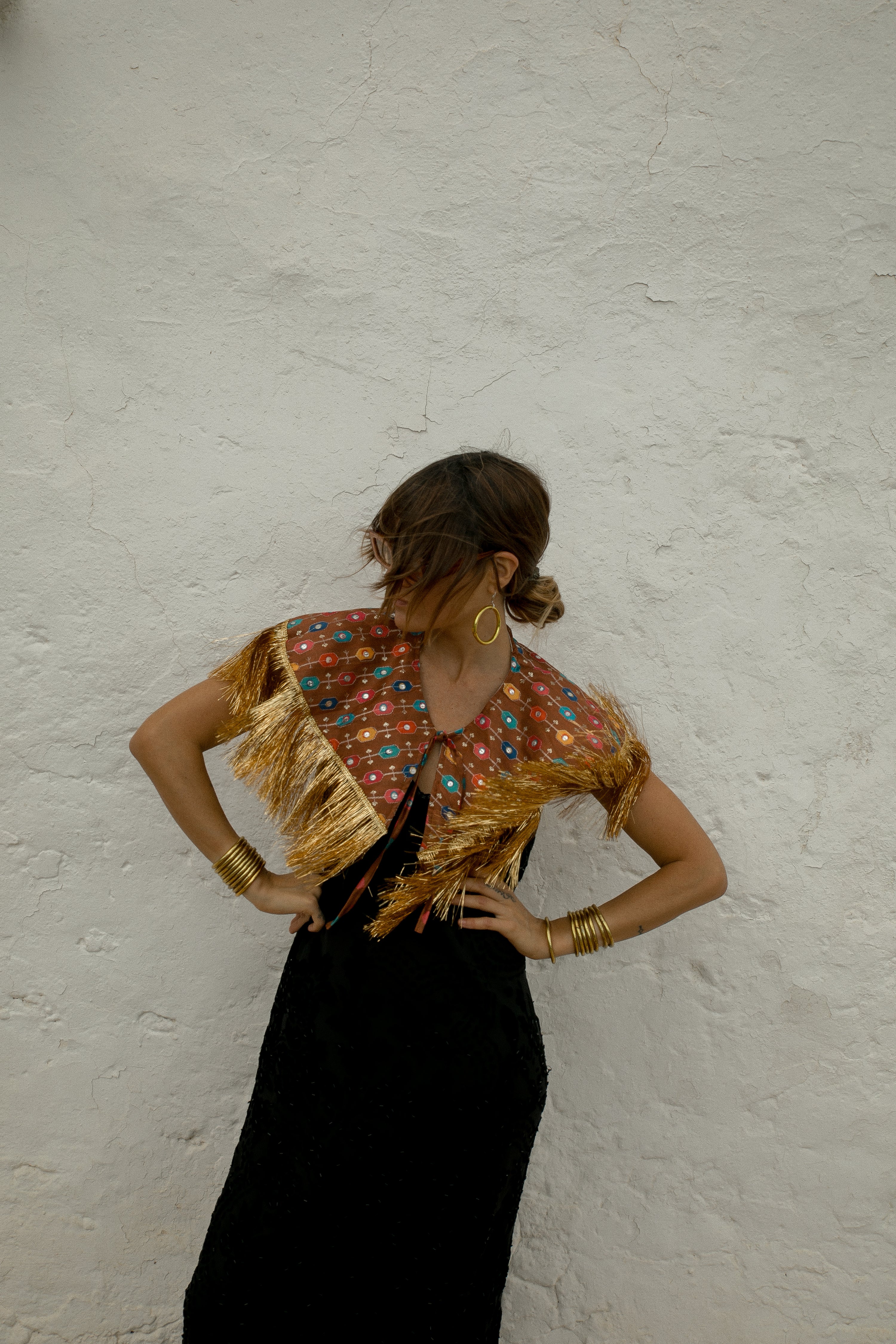 Danza collar - Brown rainbow