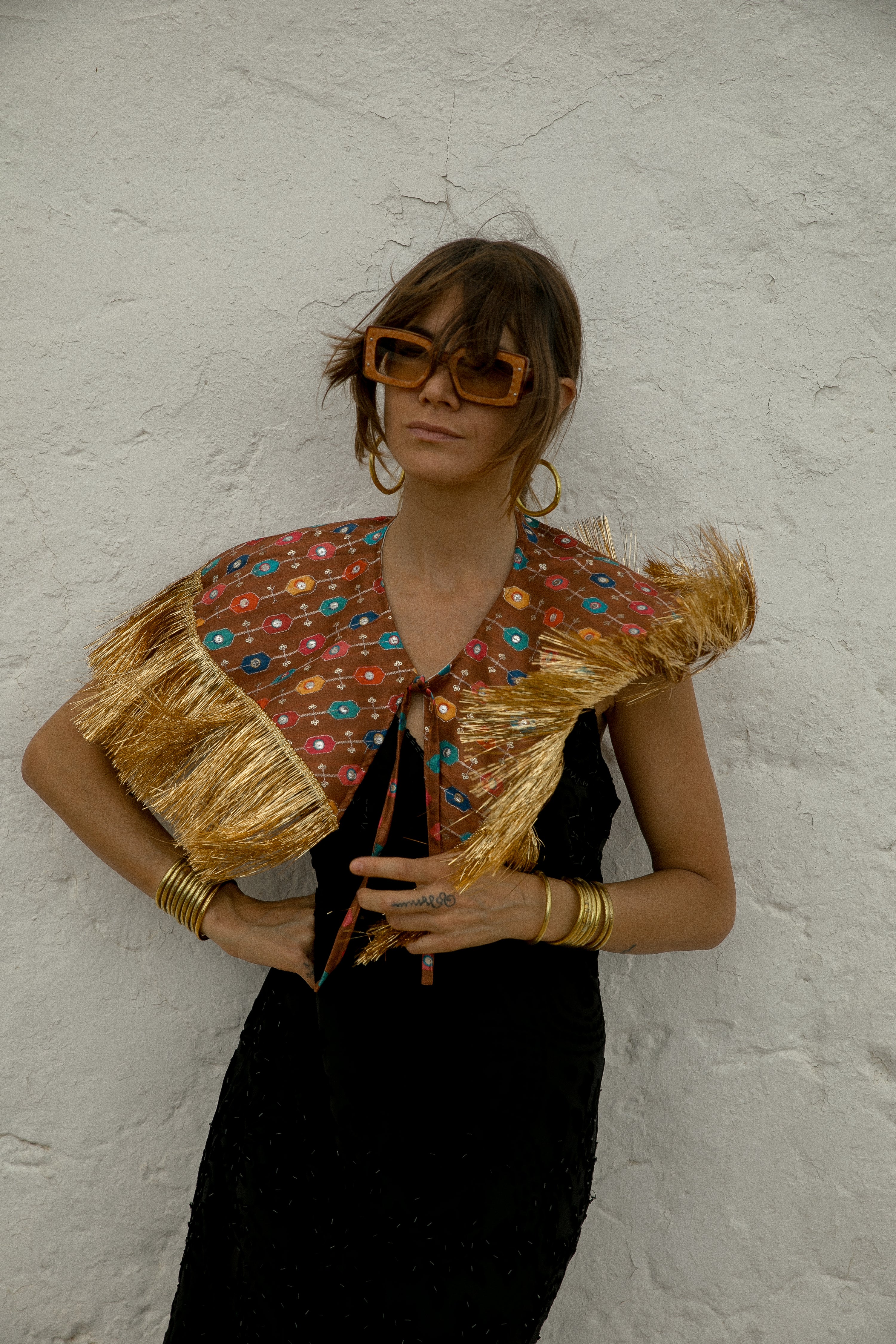 Danza collar - Brown rainbow
