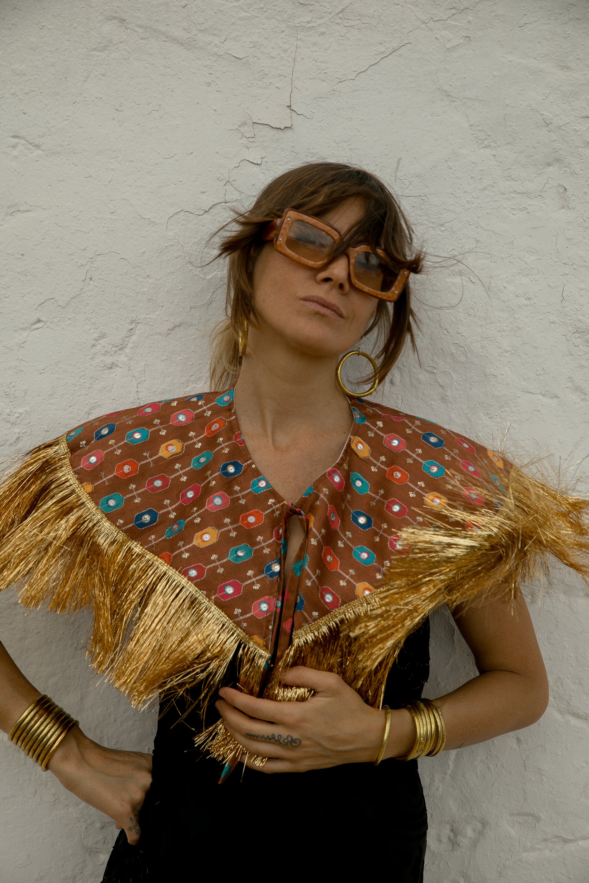 Danza collar - Brown rainbow