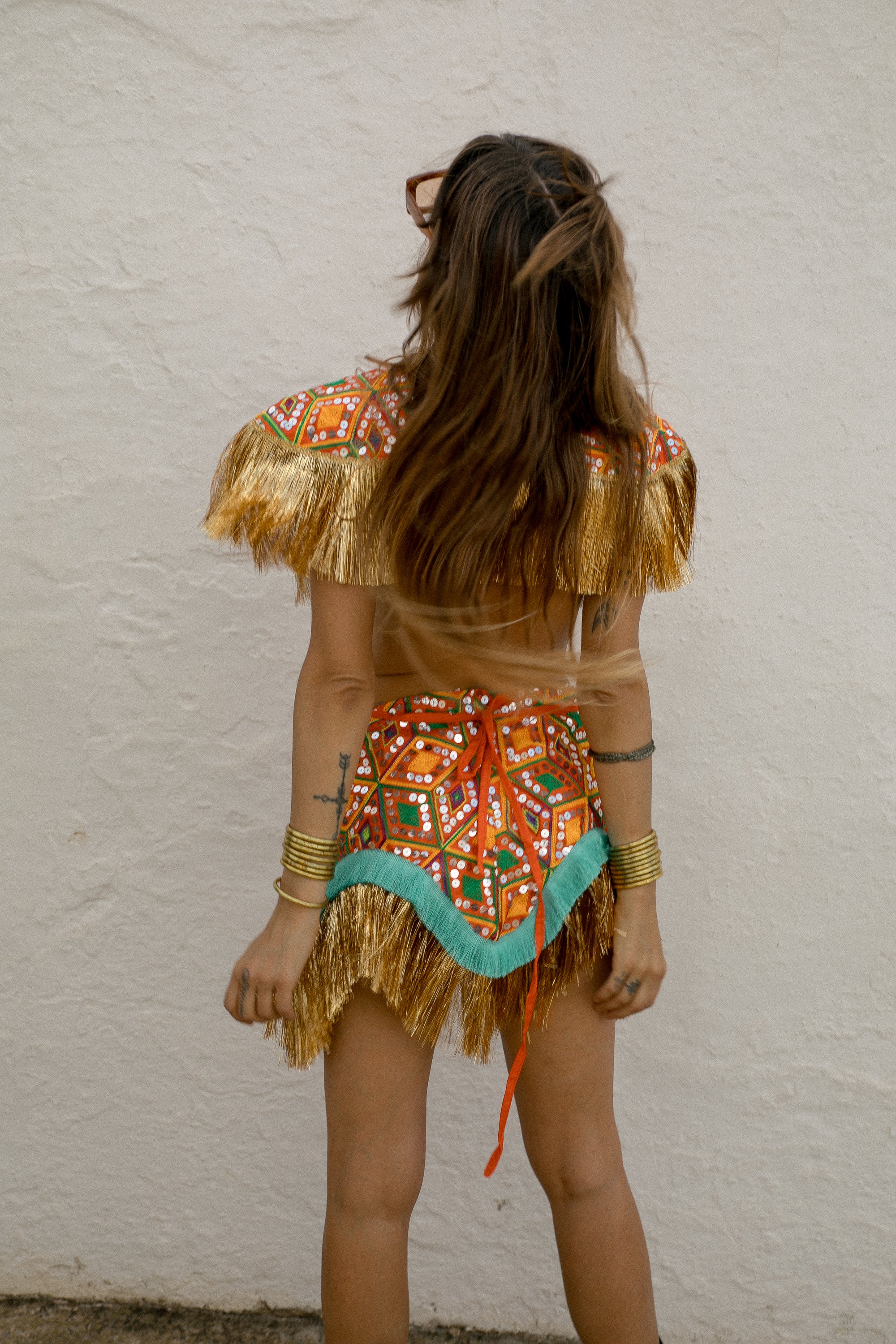 Danza Skirt - Orange Disco