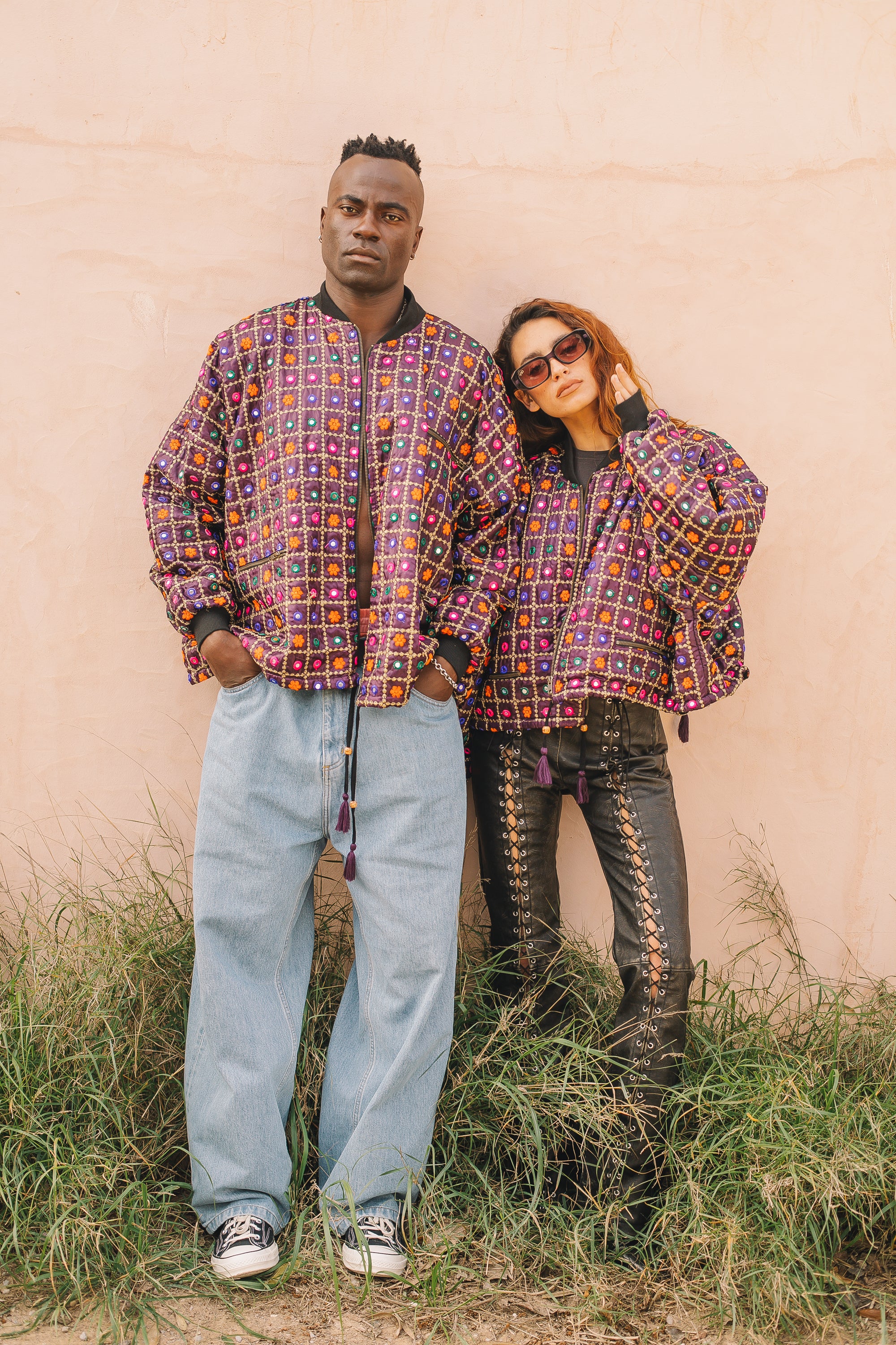 Noah Bomber Jacket Plum