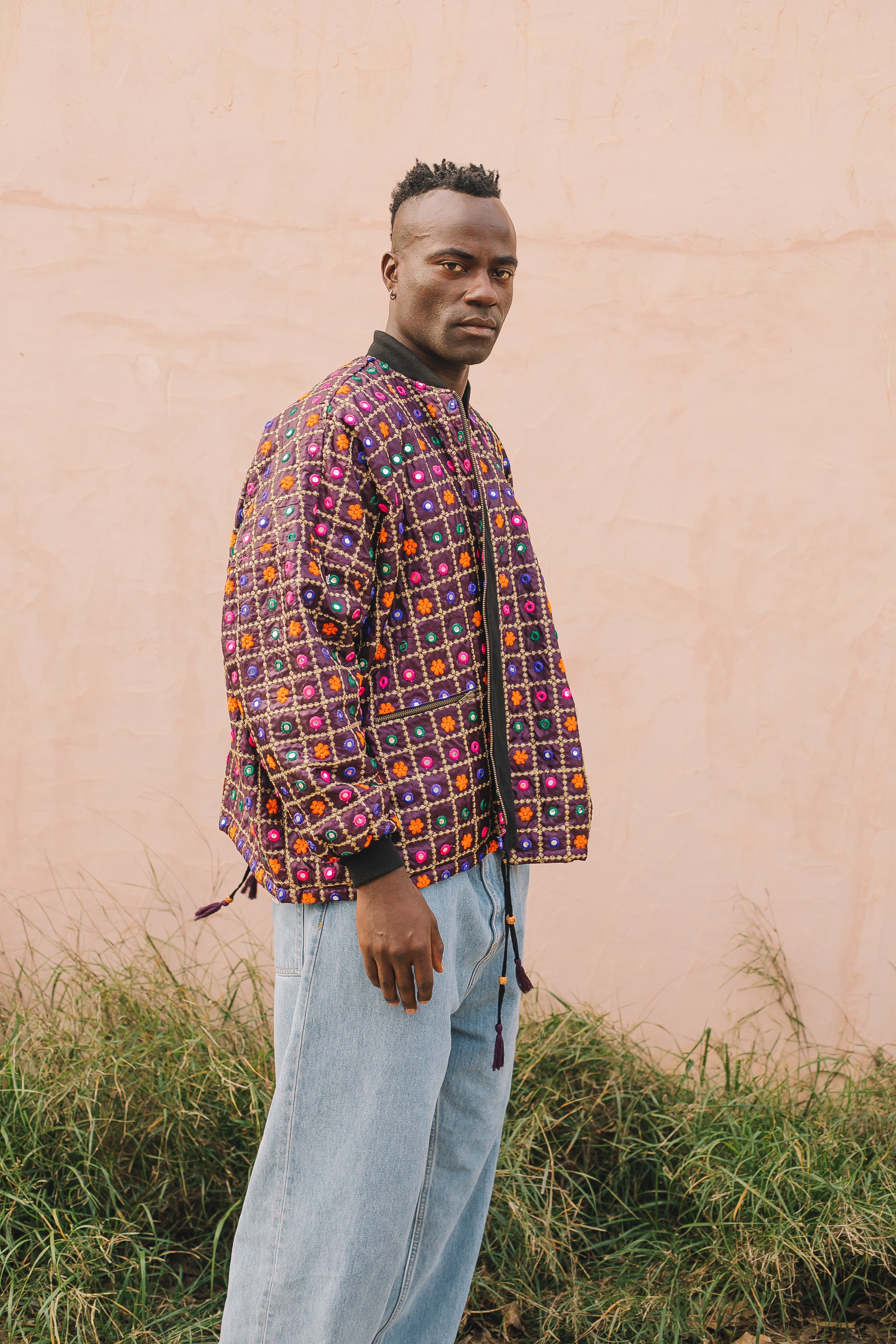 Noah Bomber Jacket Plum