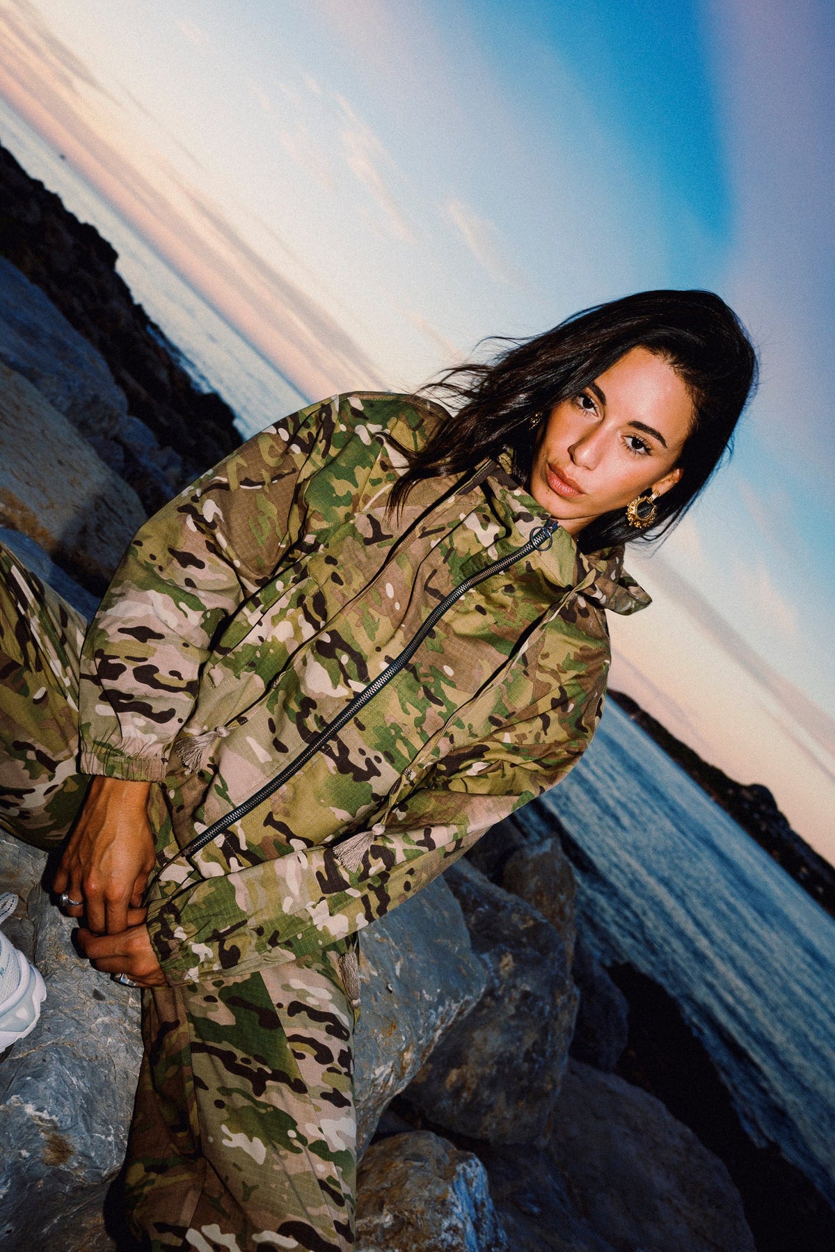 RALLY camo cotton track pants matching limited edition tracksuit by OOTO Clothing – image 1