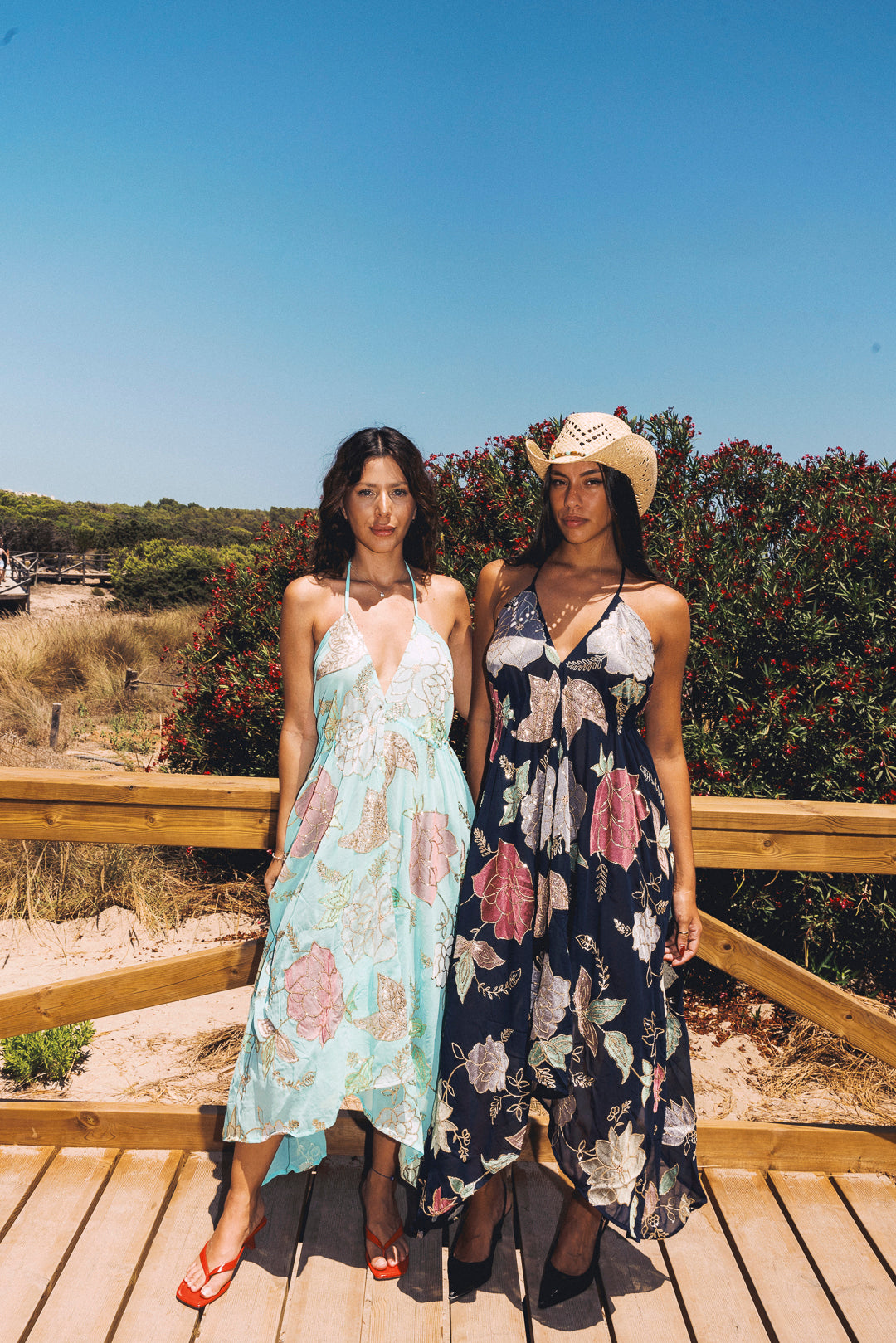 Ariella Maxi Dress — Navy