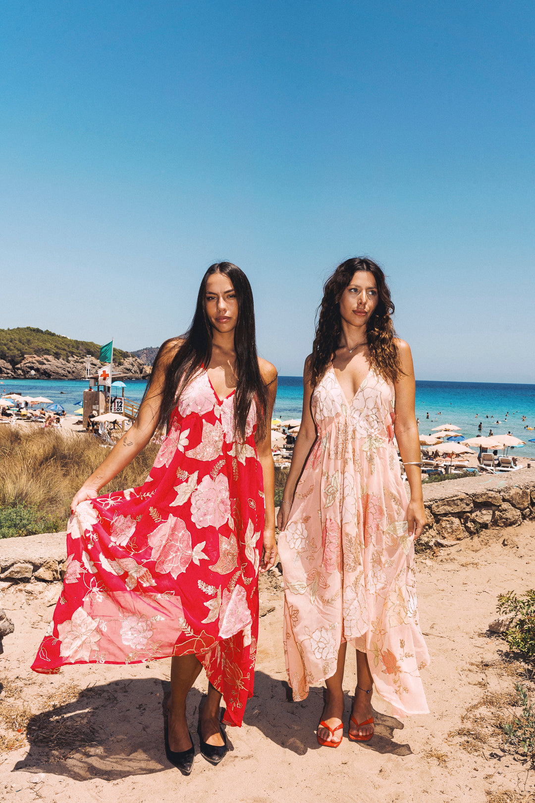 dresses in peach for holiday Ariella Maxi Dress — Peach – OOTO CLOTHING