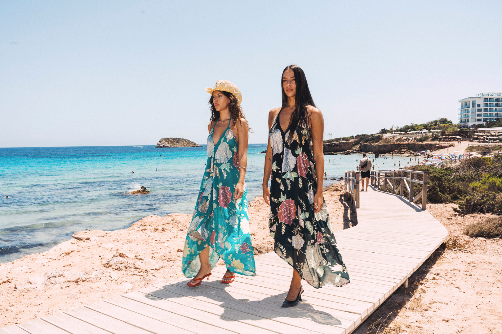 Ariella Maxi Dress — Dark forest