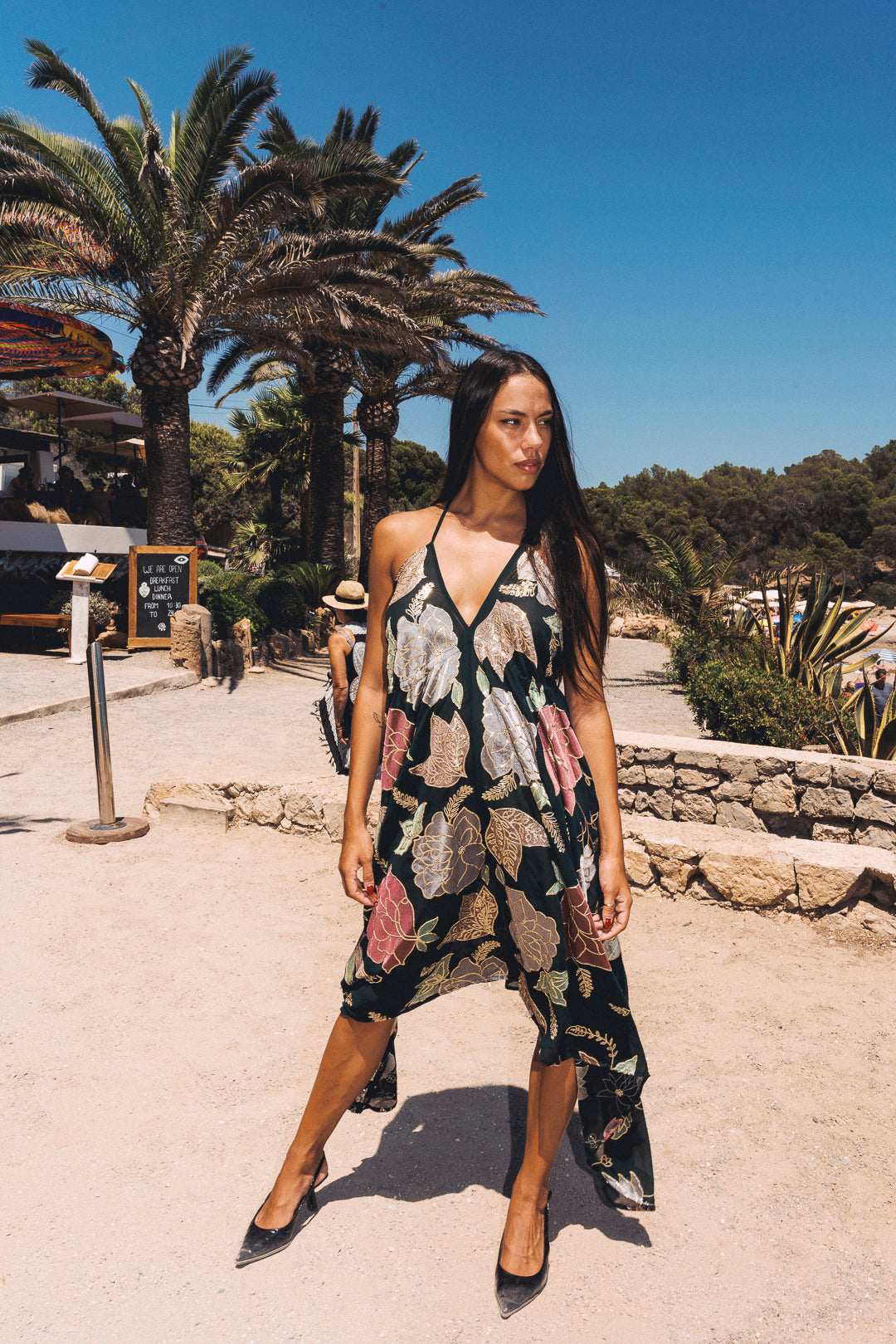 Ariella Maxi Dress — Dark forest