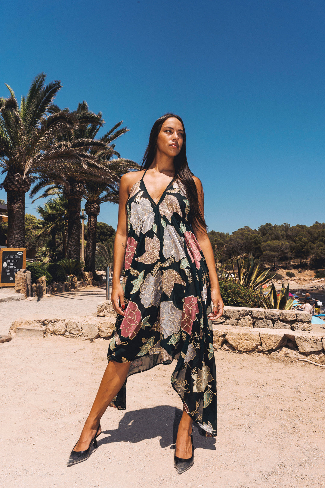 Ariella Maxi Dress Dark forest OOTO CLOTHING Ariella Maxi Dress Dark forest OOTO CLOTHING