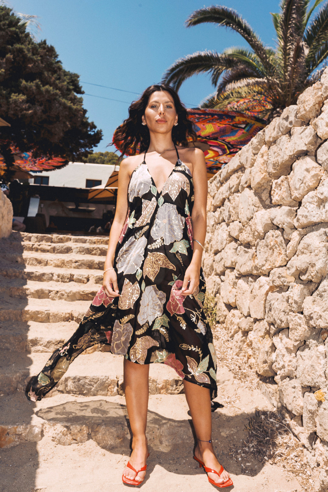 Ariella Maxi Dress — Black