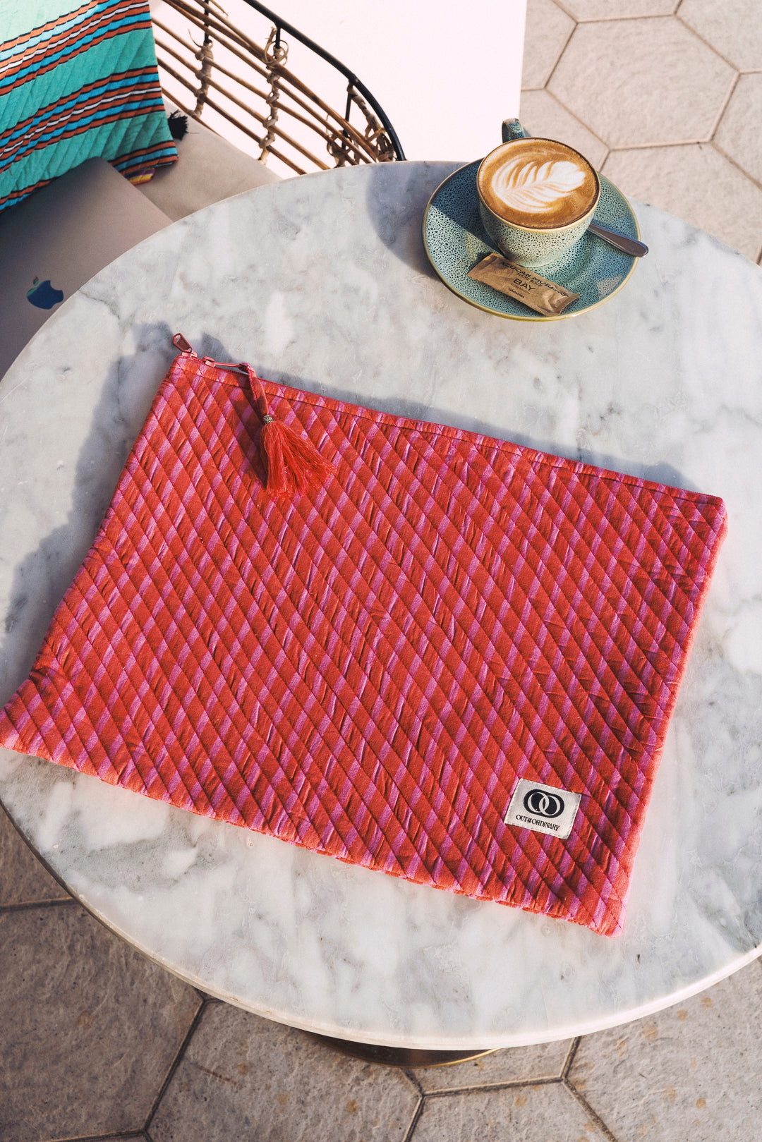 Laptop Case - pink Stripe
