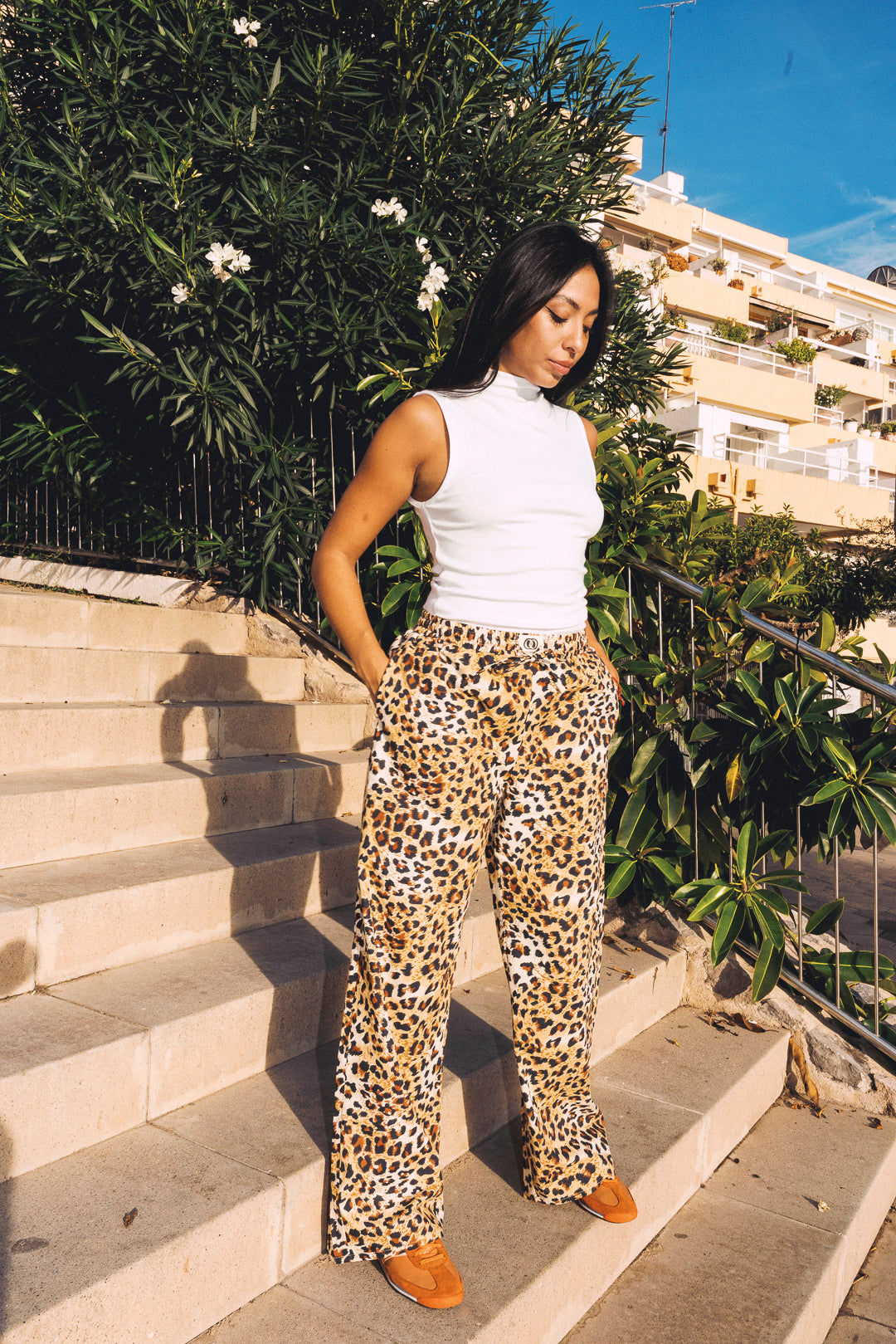 Cabana Pants - Leopard Print