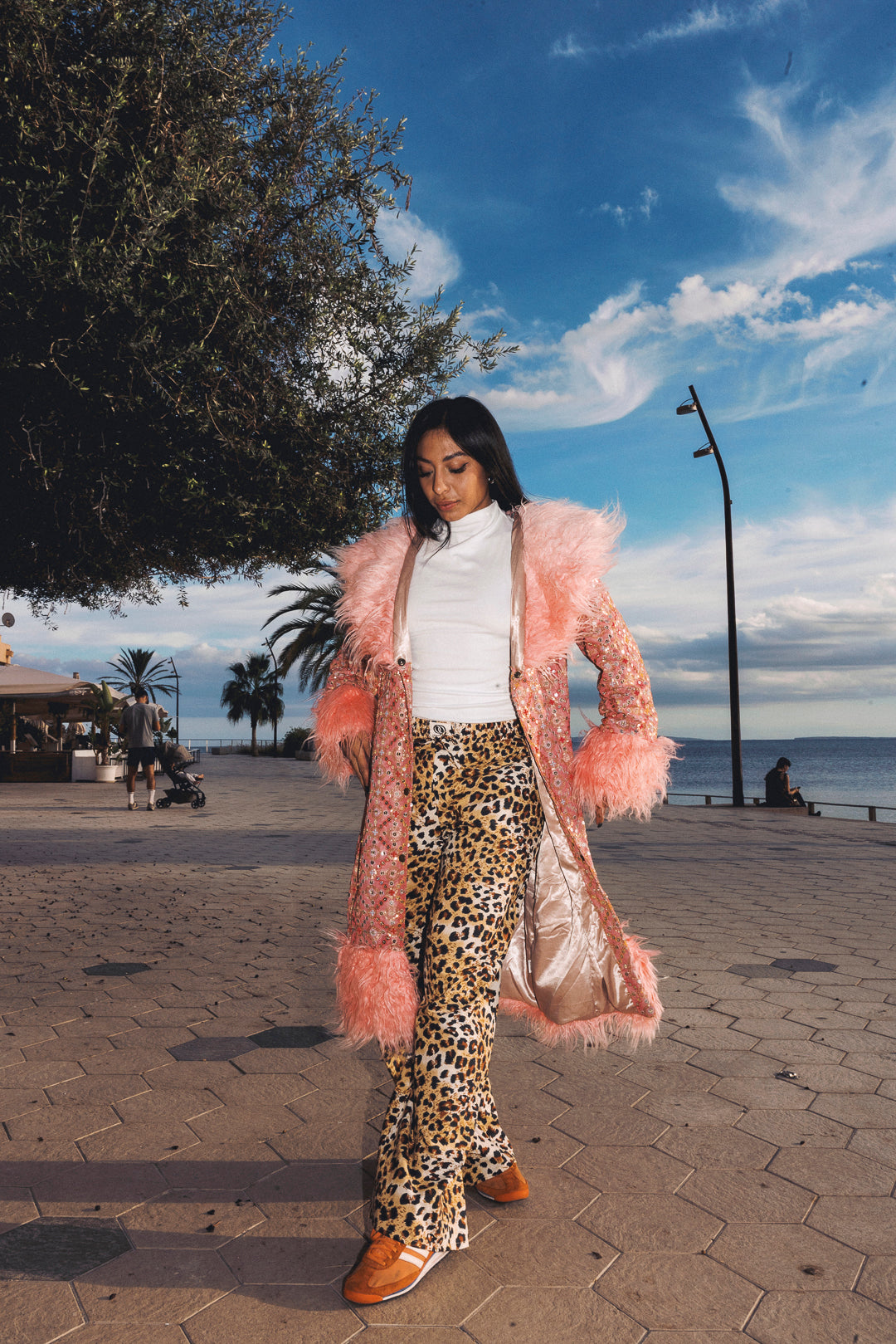 Cabana Pants - Leopard Print