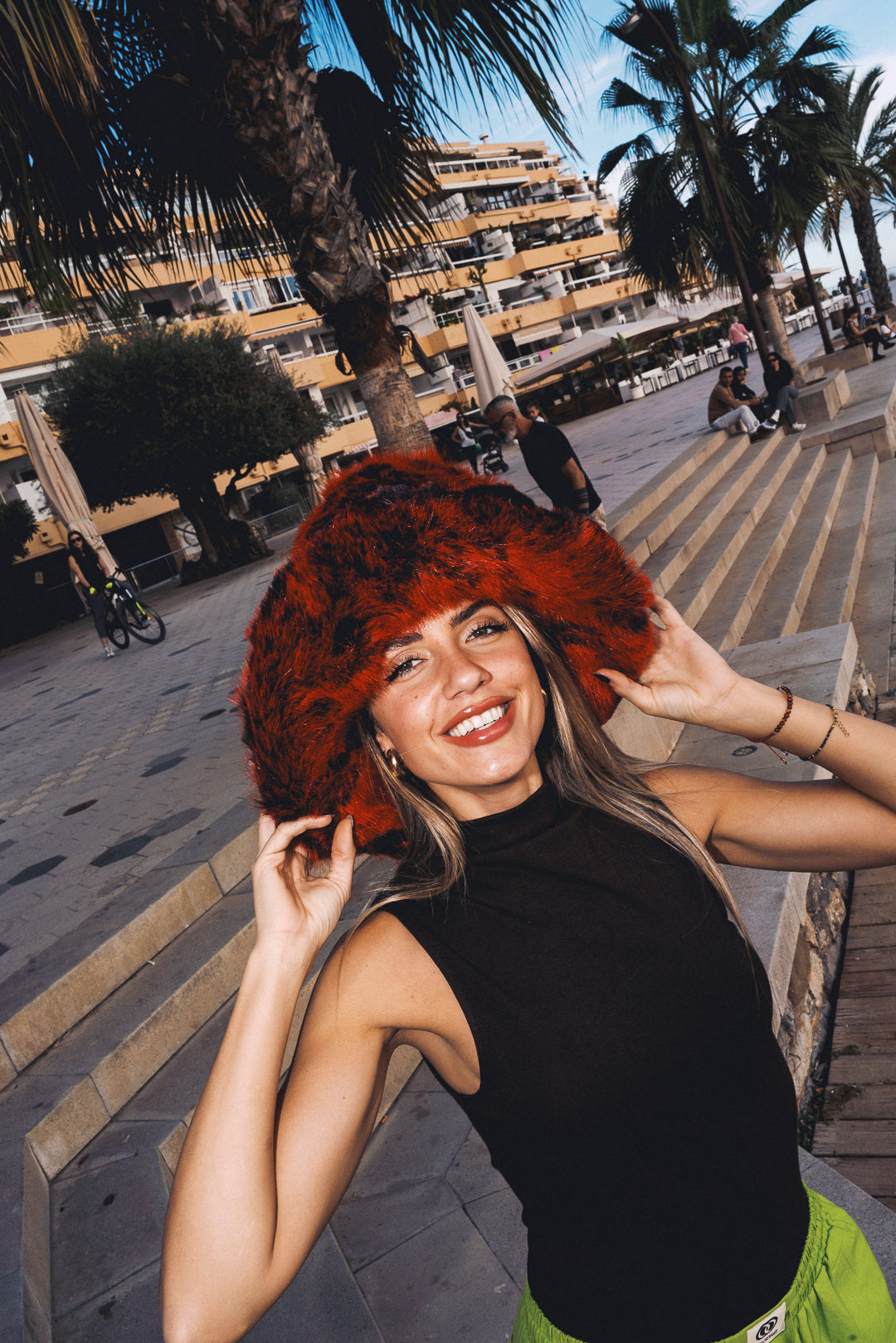 Red and Black Mega Floof