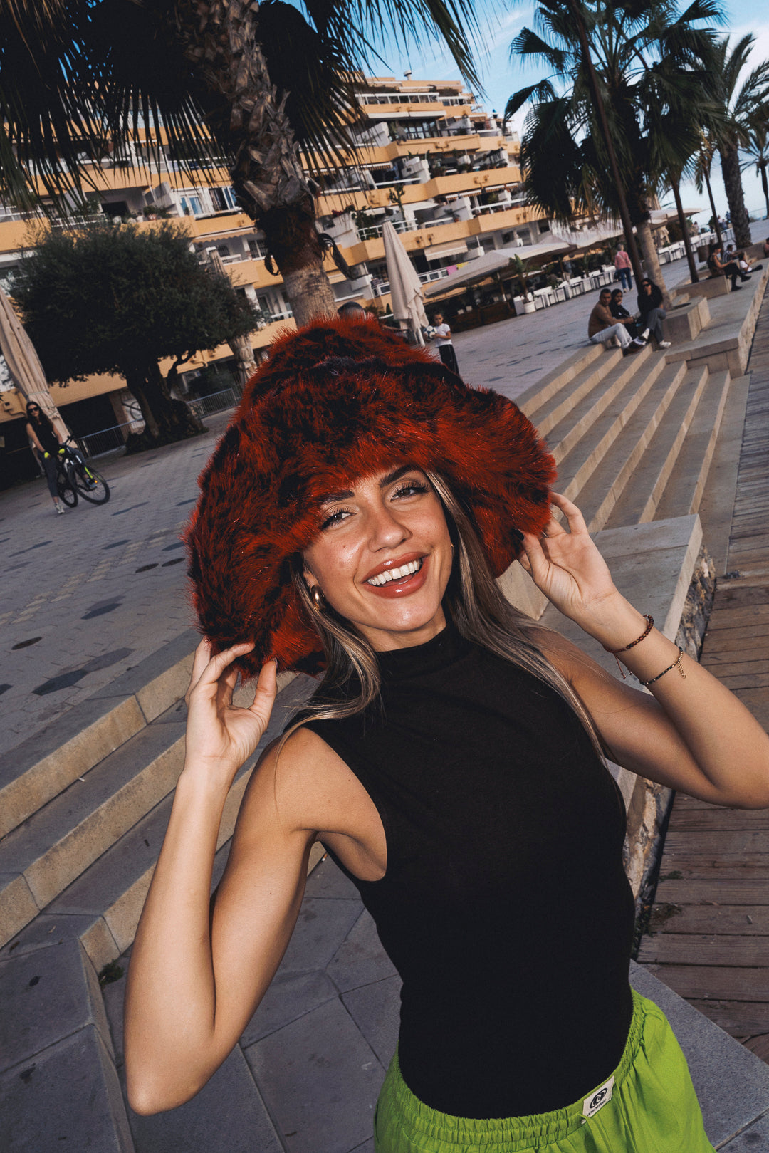 Red and Black Mega Floof