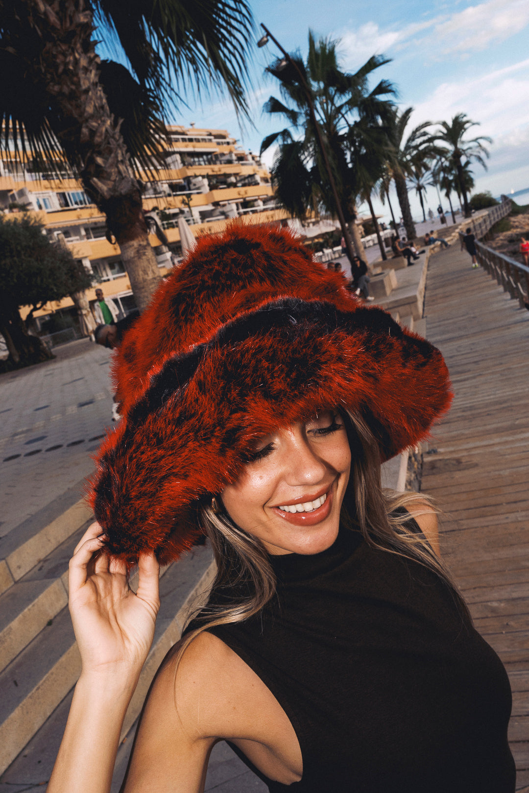 Red and Black Mega Floof